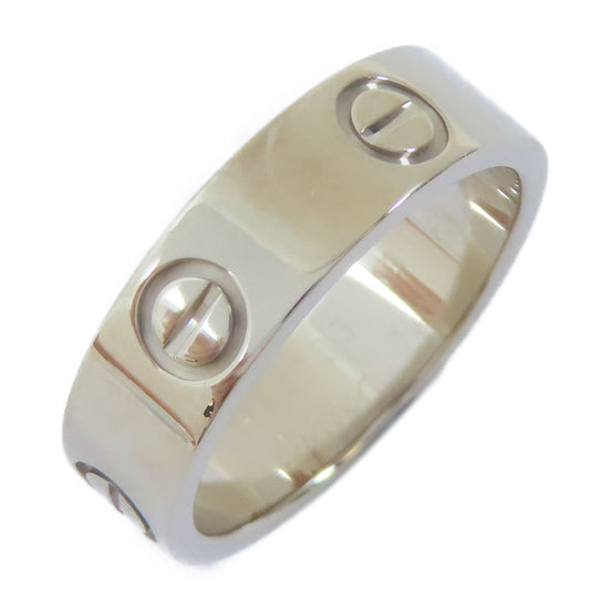 CARTIER 18K白金Love Ring戒指Cartier#53/US#6.25