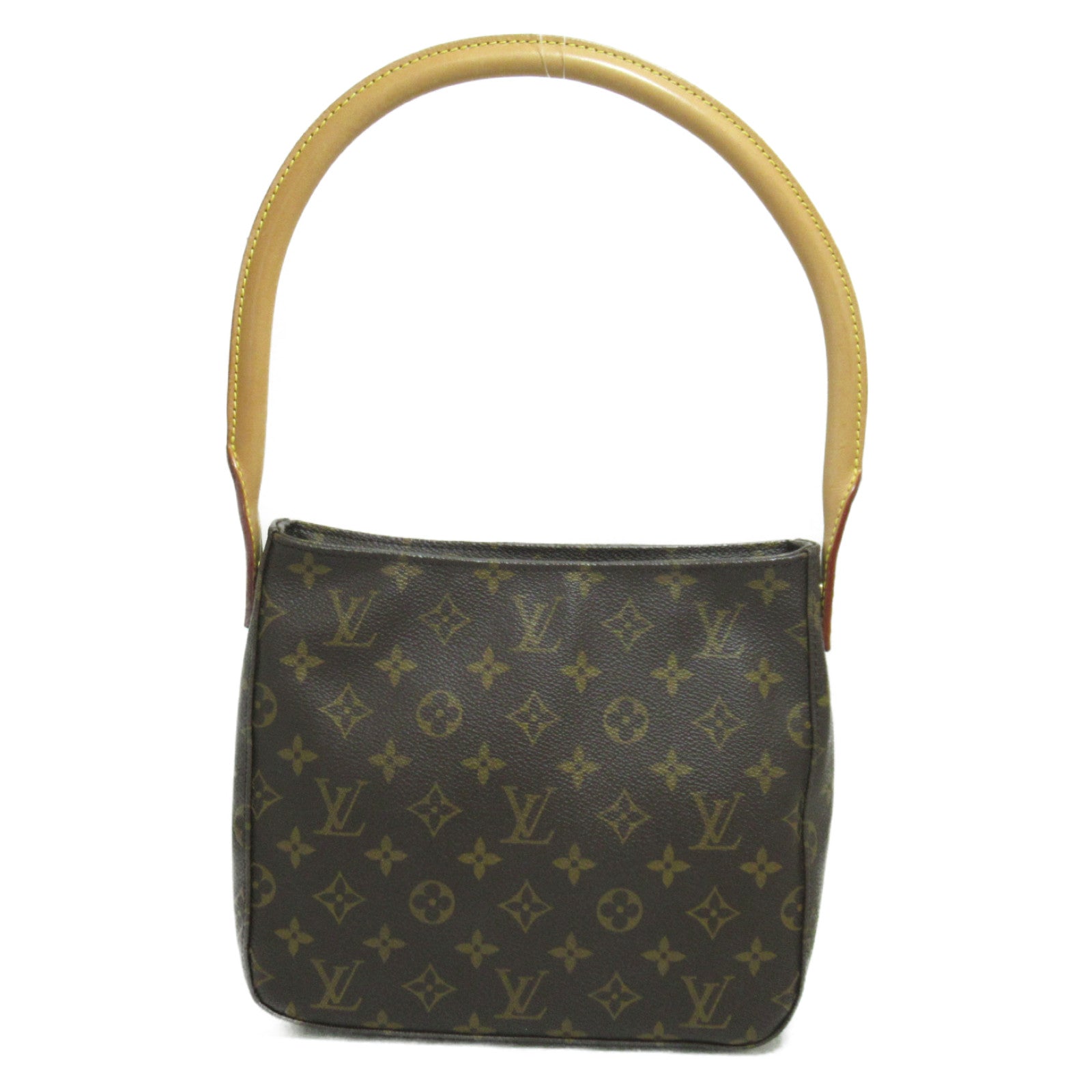 LOUIS VUITTON Monogram Looping MM肩背袋啡色