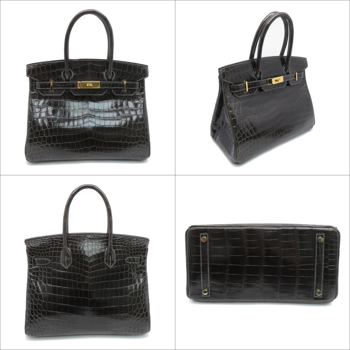 HERMES [Sharp Discount] Crocodile Niloticus Leather Birkin 30 Gold Buc –  Brand Off Hong Kong Online Store