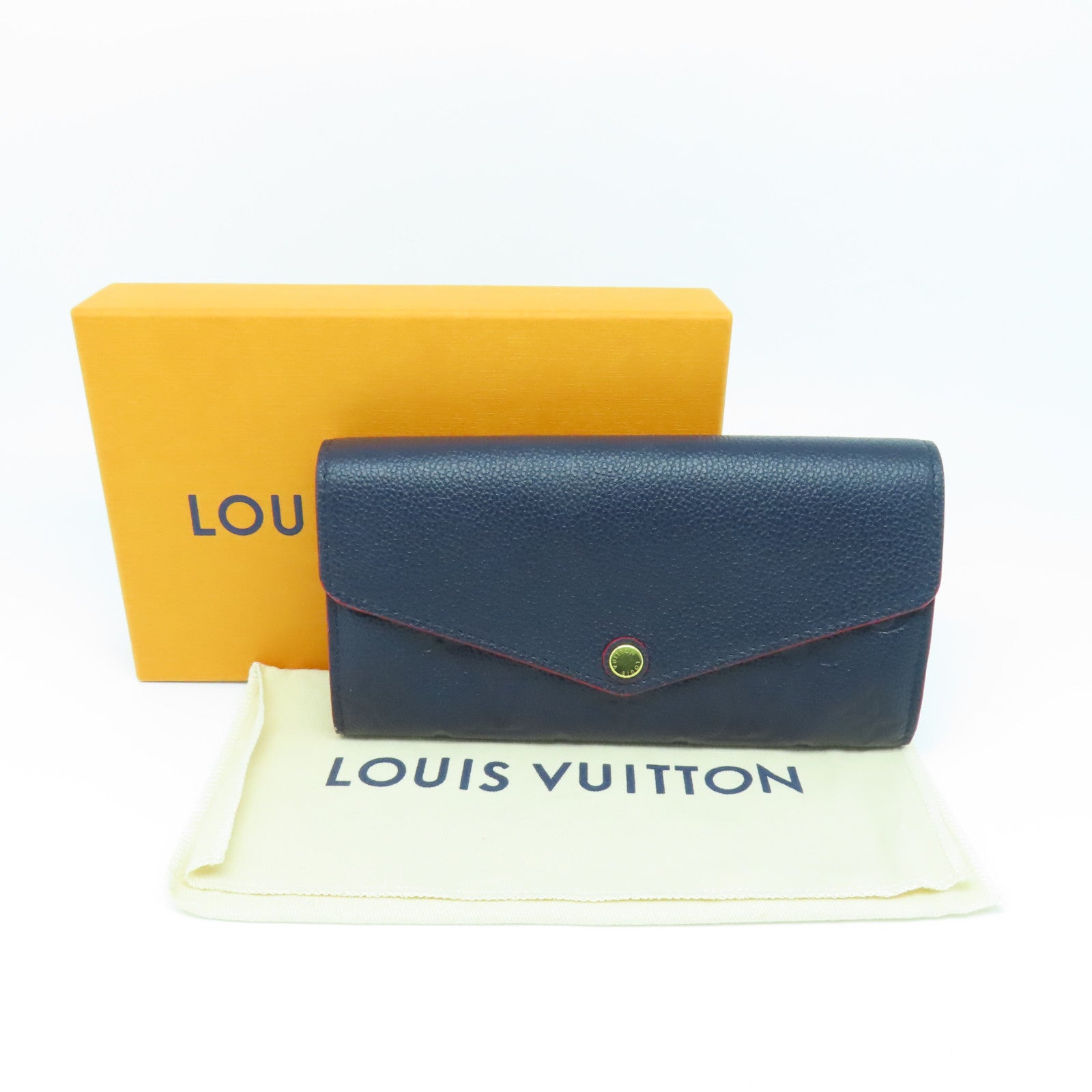 Louis Vuitton M61182 信封式Sarah 錢夾藍色尺寸： 19x10x2cm - LuxuryGZ