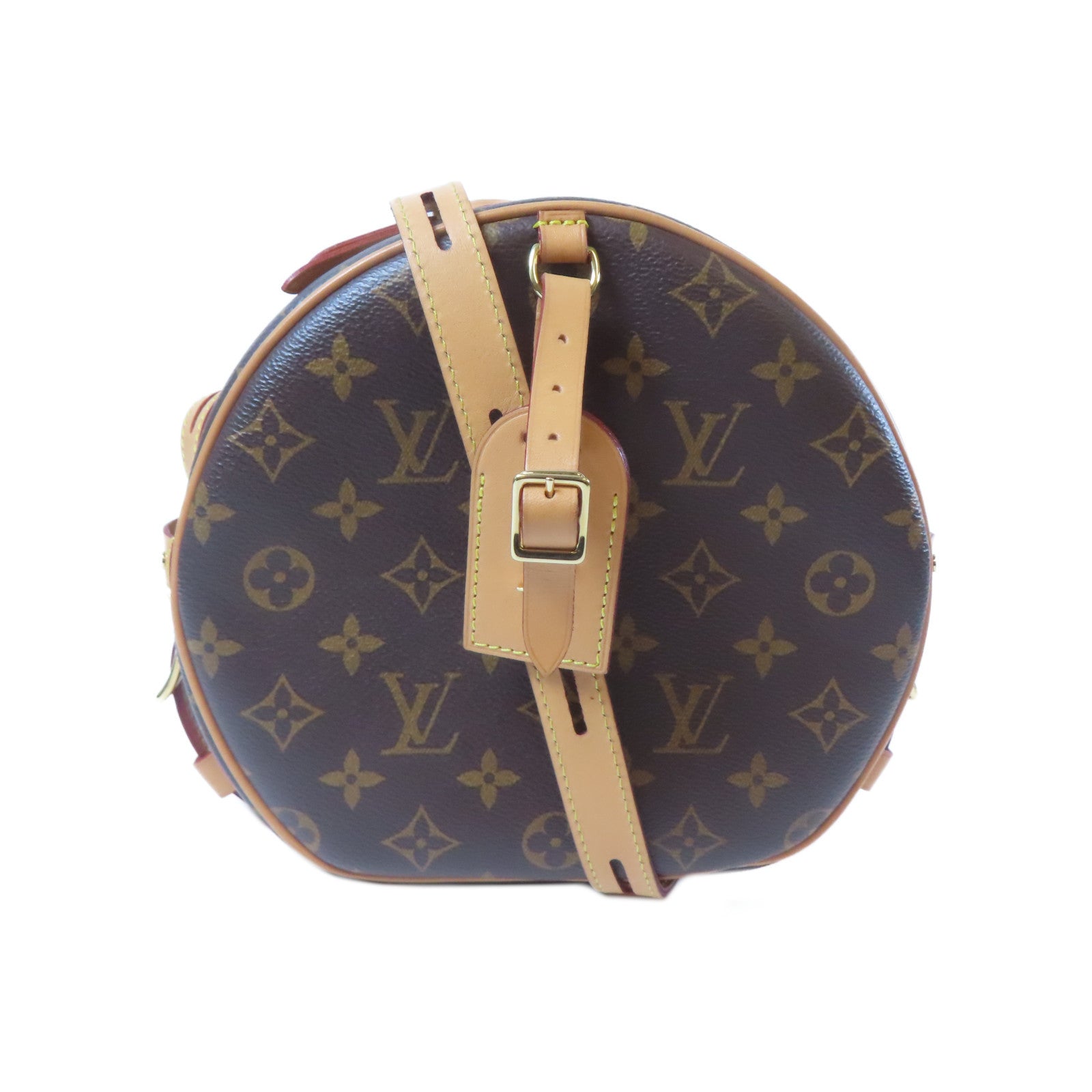 LOUIS VUITTON Monogram Botie Chapean Soulpe MM金扣肩背袋啡色