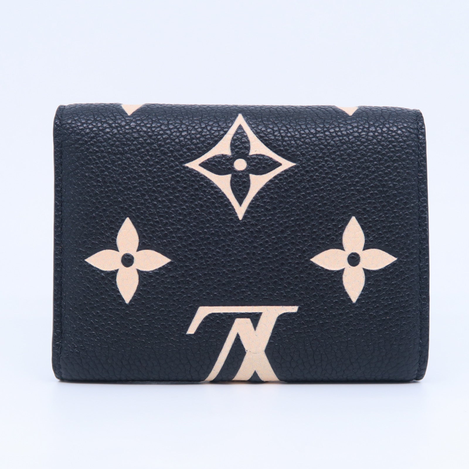 LOUIS VUITTON Monogram Empreinte Wallet金扣錢包黑色