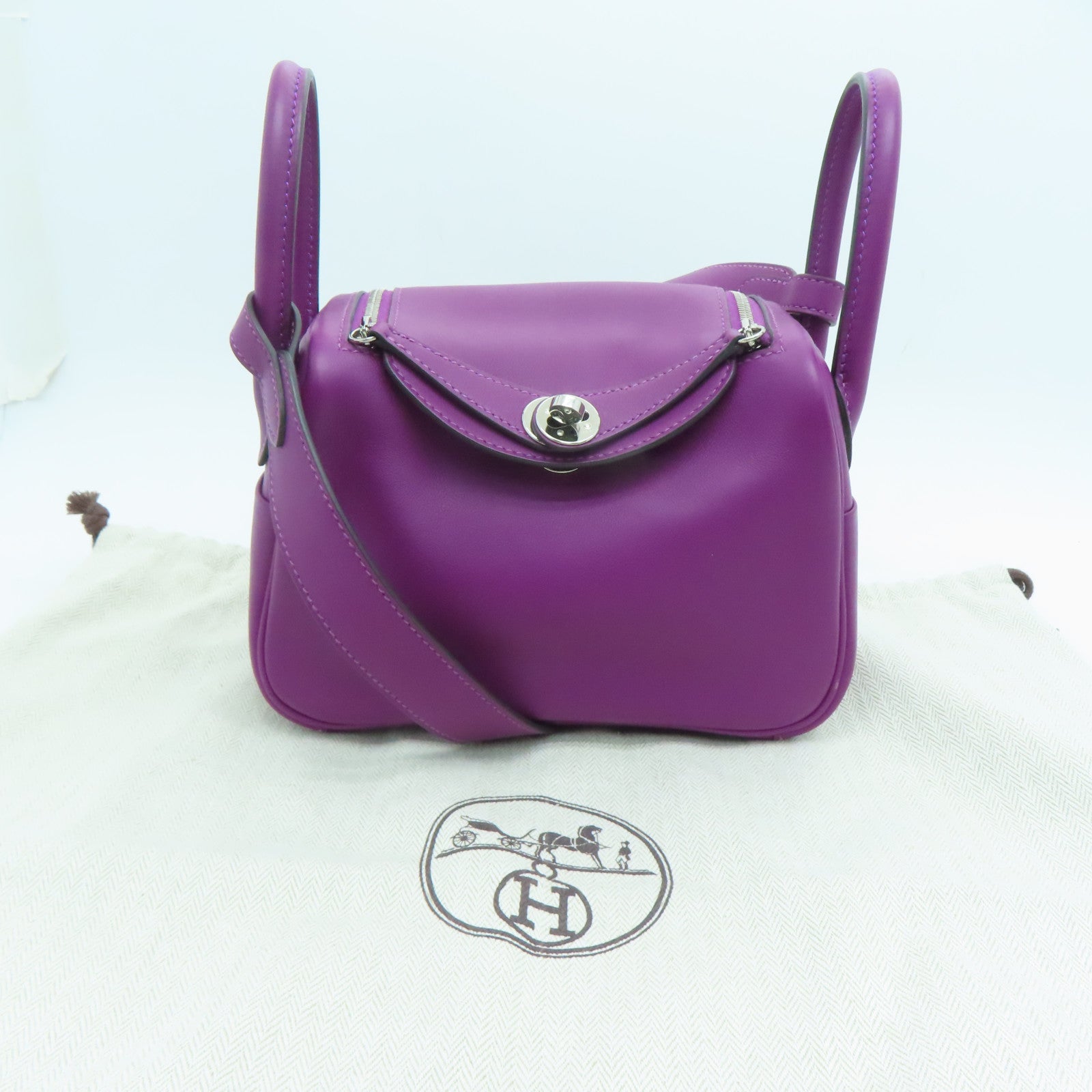 hermes lindy purple