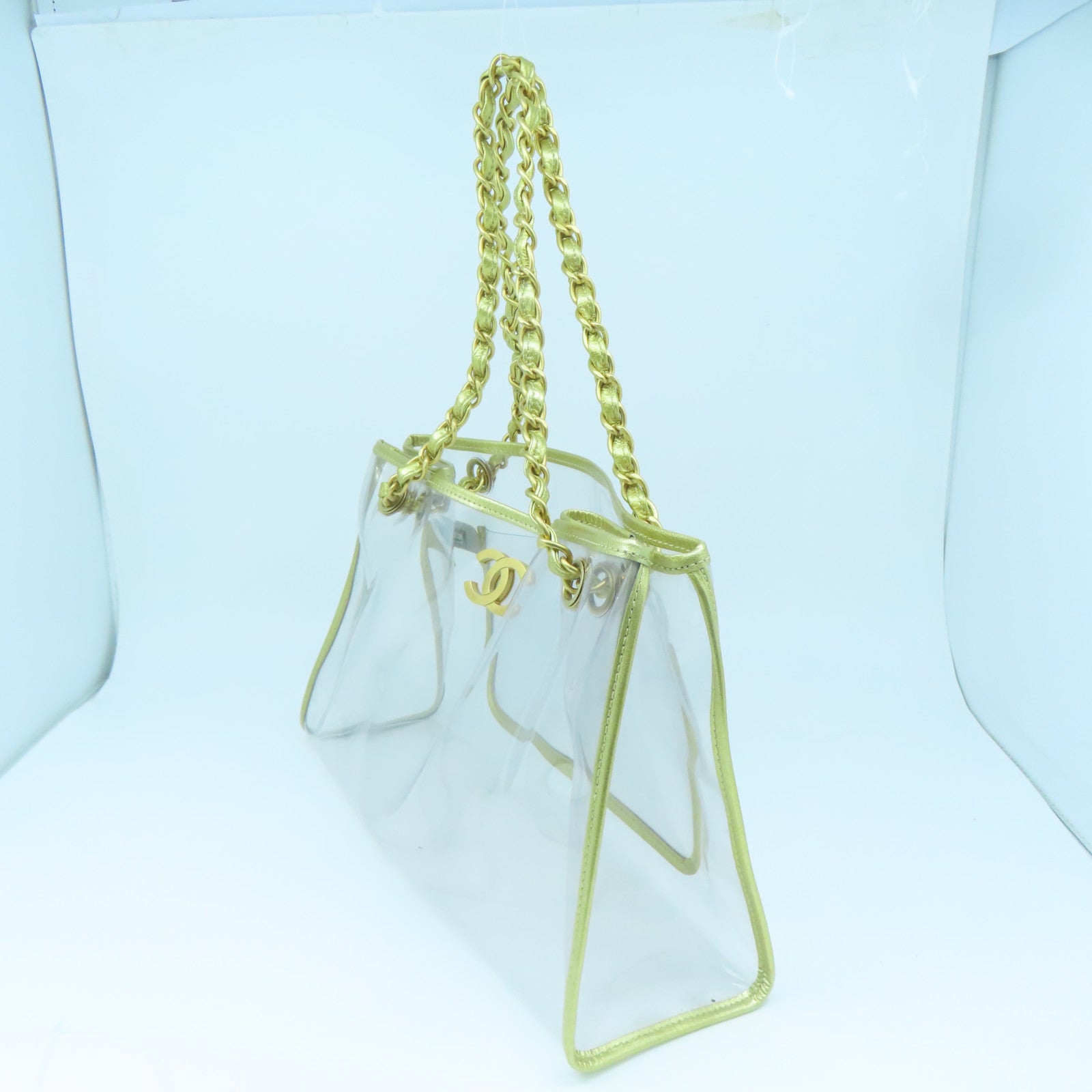 transparent chanel clear bag