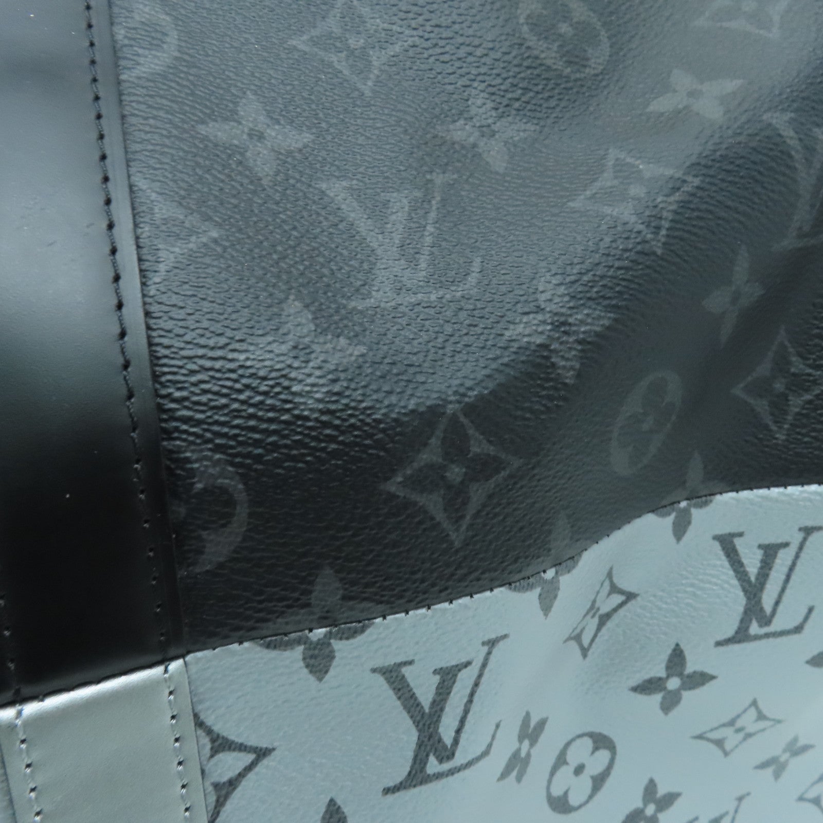 LOUIS VUITTON Monogram Eclipse Travel Bag silver buckle handle shoulde –  Brand Off Hong Kong Online Store