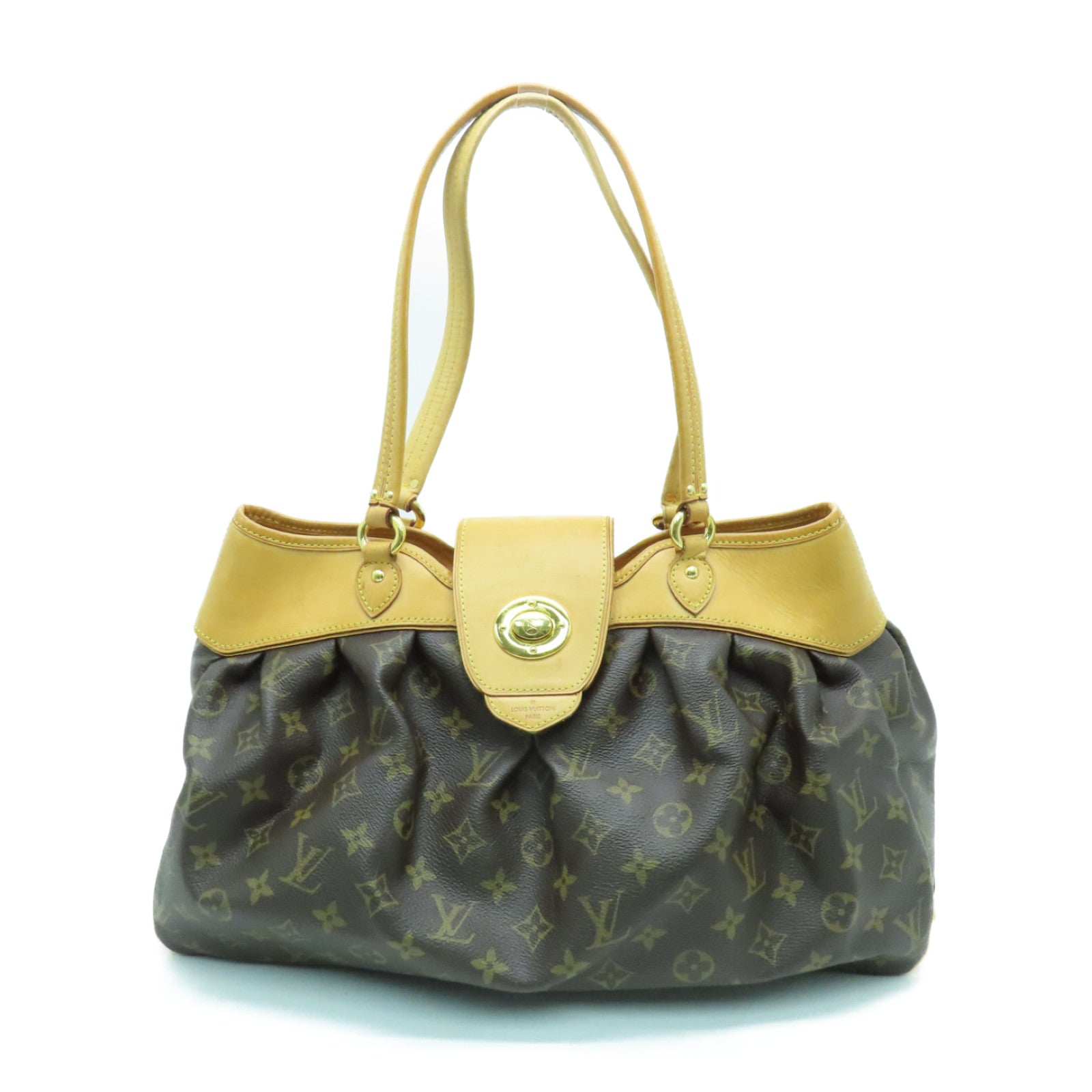 Louis Vuitton Monogram Vernis Brea MM - Yellow Handle Bags