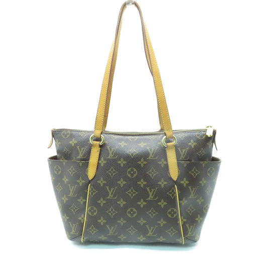 LOUIS VUITTON Monogram Totally PM Shoulder Bag金扣肩背袋啡色