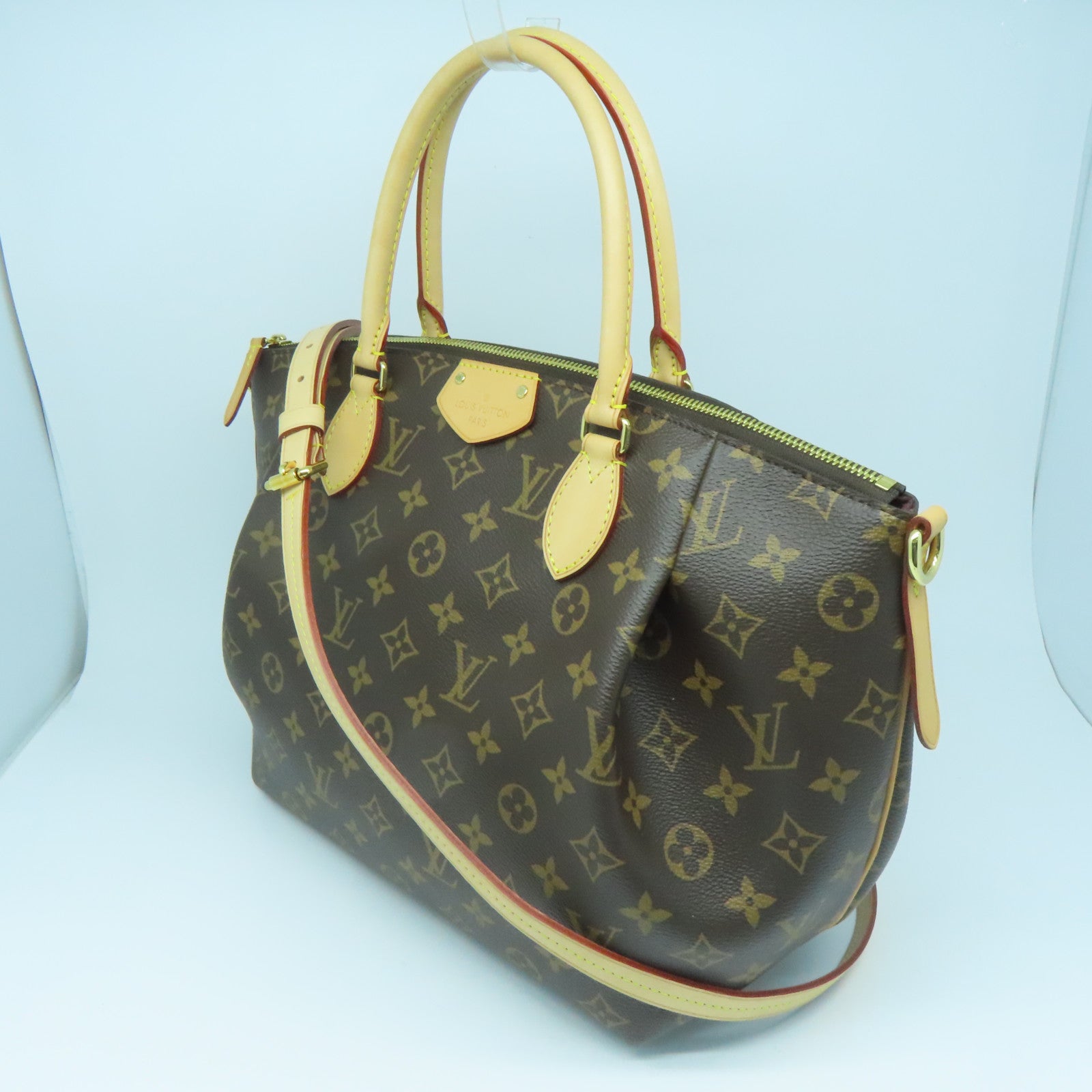 LOUIS VUITTON Monogram Turenne PM gold buckle handle shoulder bag brow –  Brand Off Hong Kong Online Store