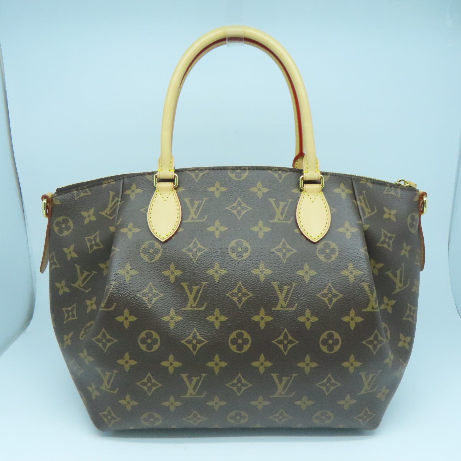 LOUIS VUITTON Monogram Turenne MM gold buckle handle shoulder bag