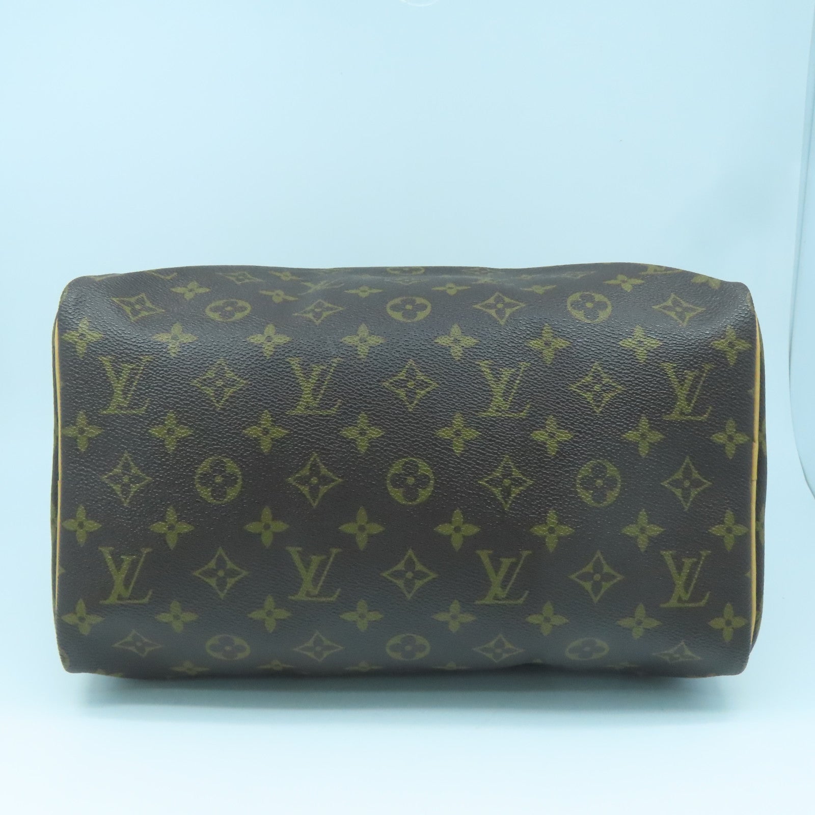 PRE-OWNED VINTAGE BROWN COATED CANVAS LOUIS VUITTON MONOGRAM SPEEDY 30