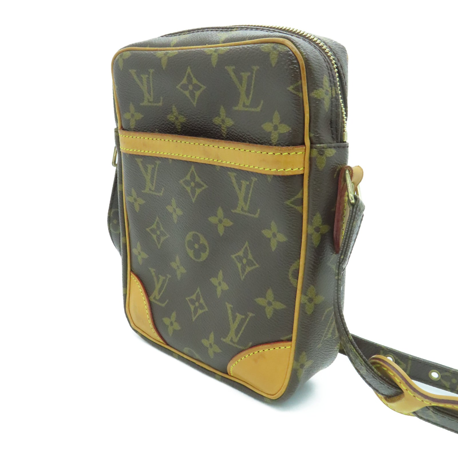 Bag - 2Way - Vuitton - Brown Canvas Louis Vuitton Danube Bag