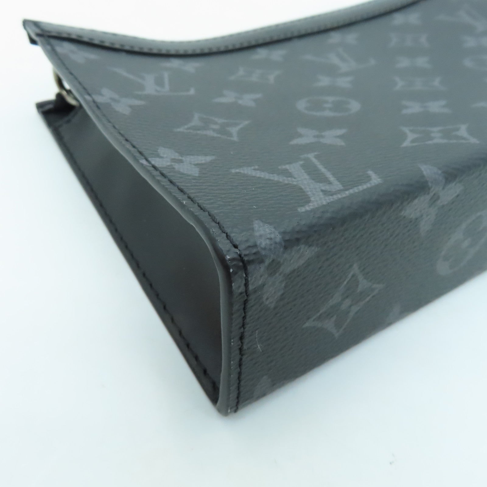LOUIS VUITTON Monogram Eclipse Travel Bag silver buckle handle shoulde –  Brand Off Hong Kong Online Store