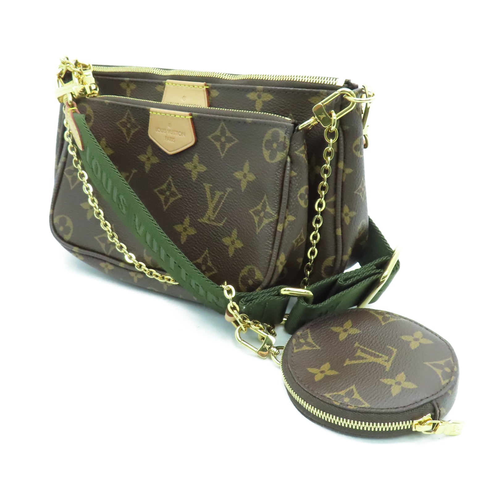 LOUIS VUITTON Monogram Multi Pochette Accessories Gold Buckle Shoulder –  Brand Off Hong Kong Online Store