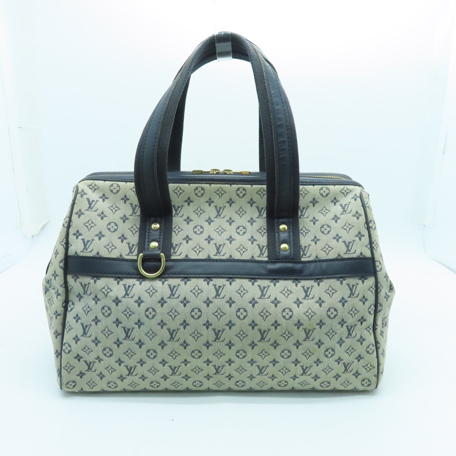 LOUIS VUITTON 【激減優惠】Monogram Mini Josephine GM金扣肩背袋灰色