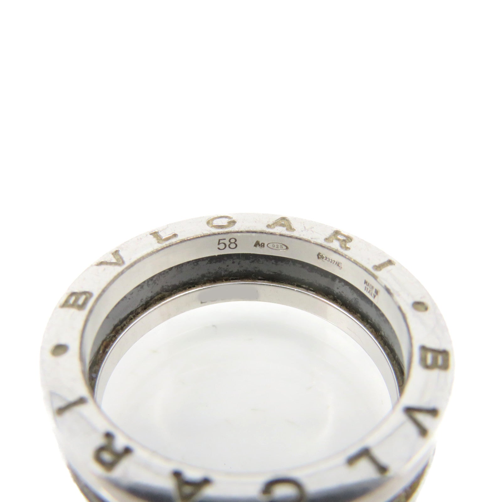 BVLGARI 925 sterling silver Save The Children Ring 58