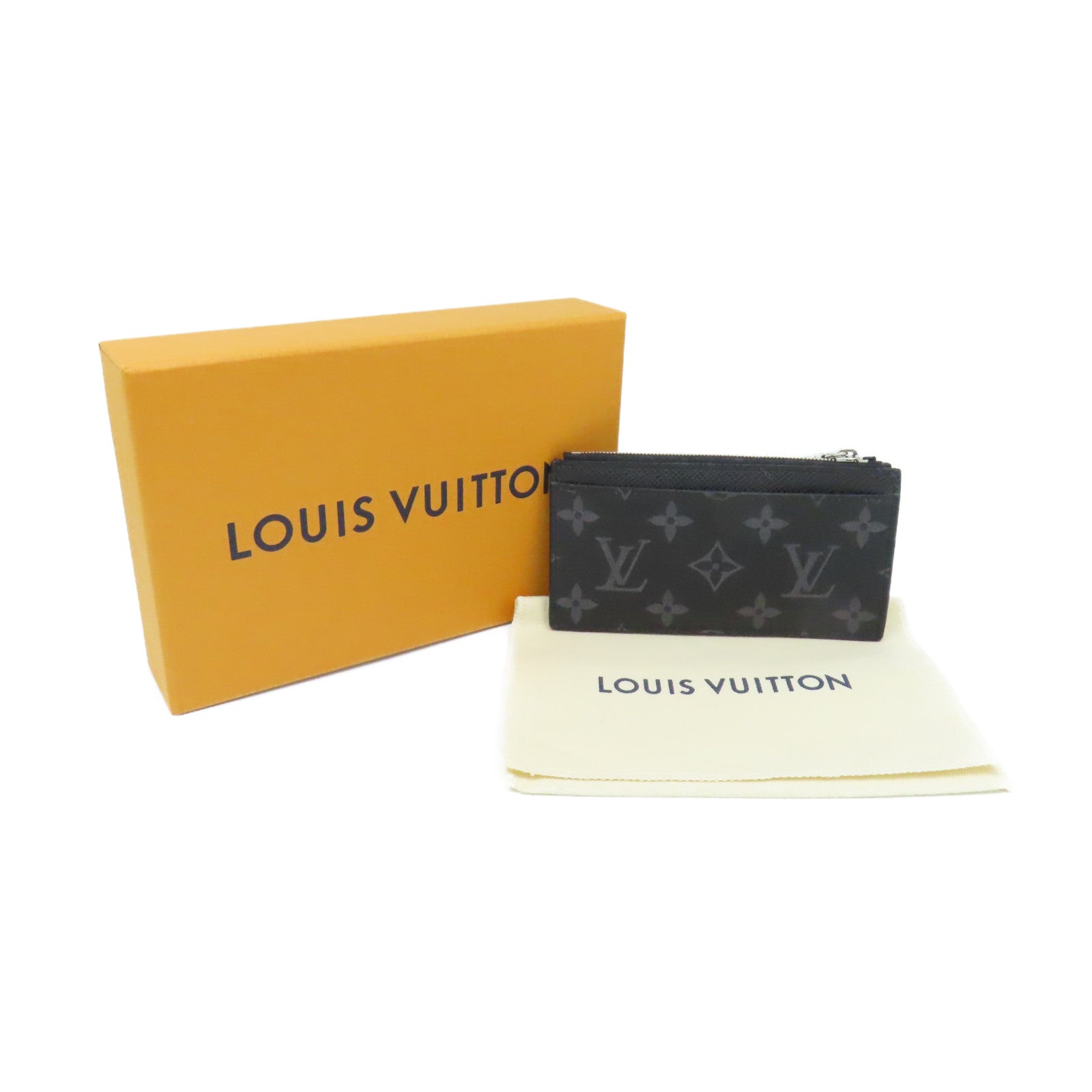 LOUIS VUITTON Monogram Eclipse Coin Card Holder Silver Buckle Card Hol –  Brand Off Hong Kong Online Store