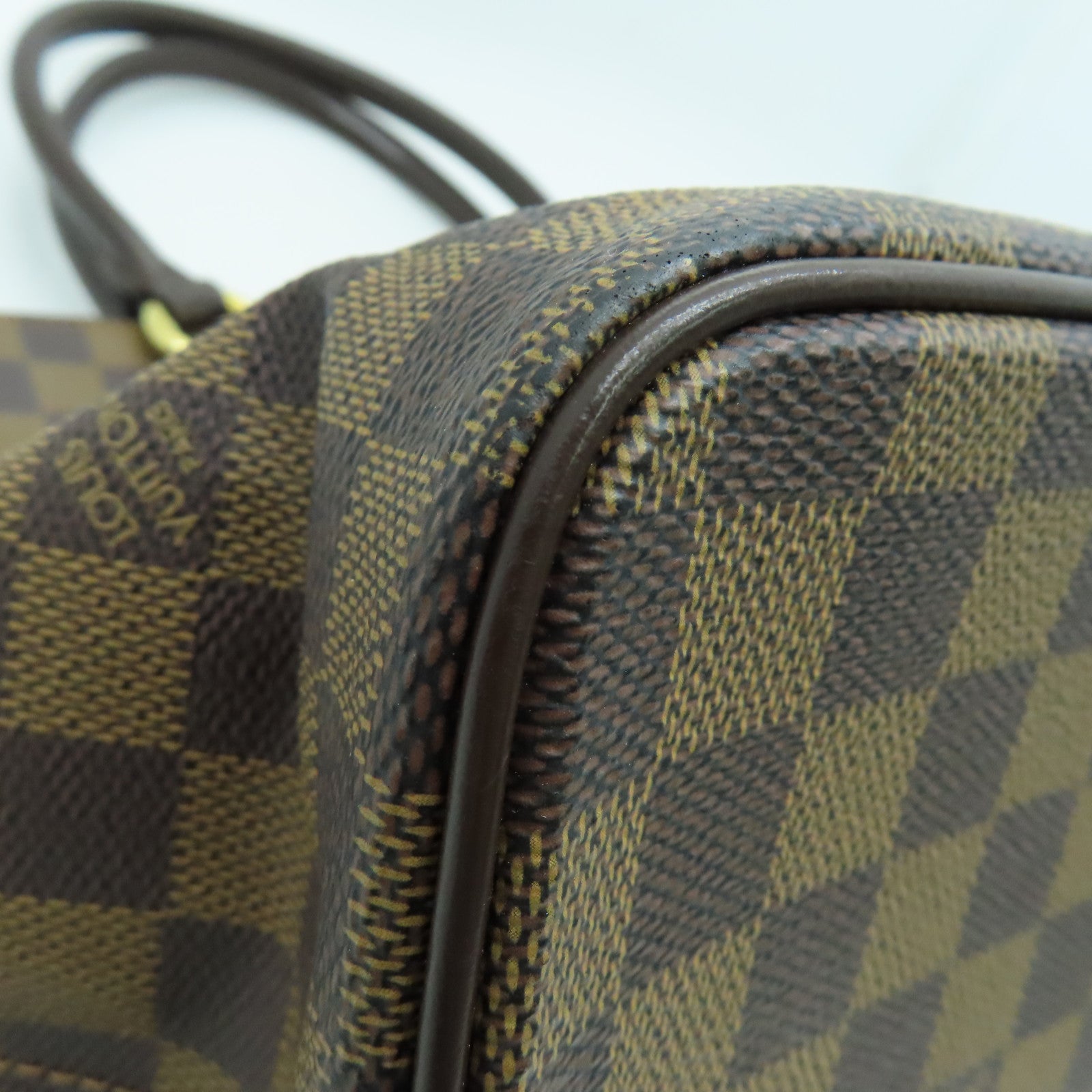 LOUIS VUITTON Damier Saleya MM gold buckle handle bag brown – Brand Off  Hong Kong Online Store