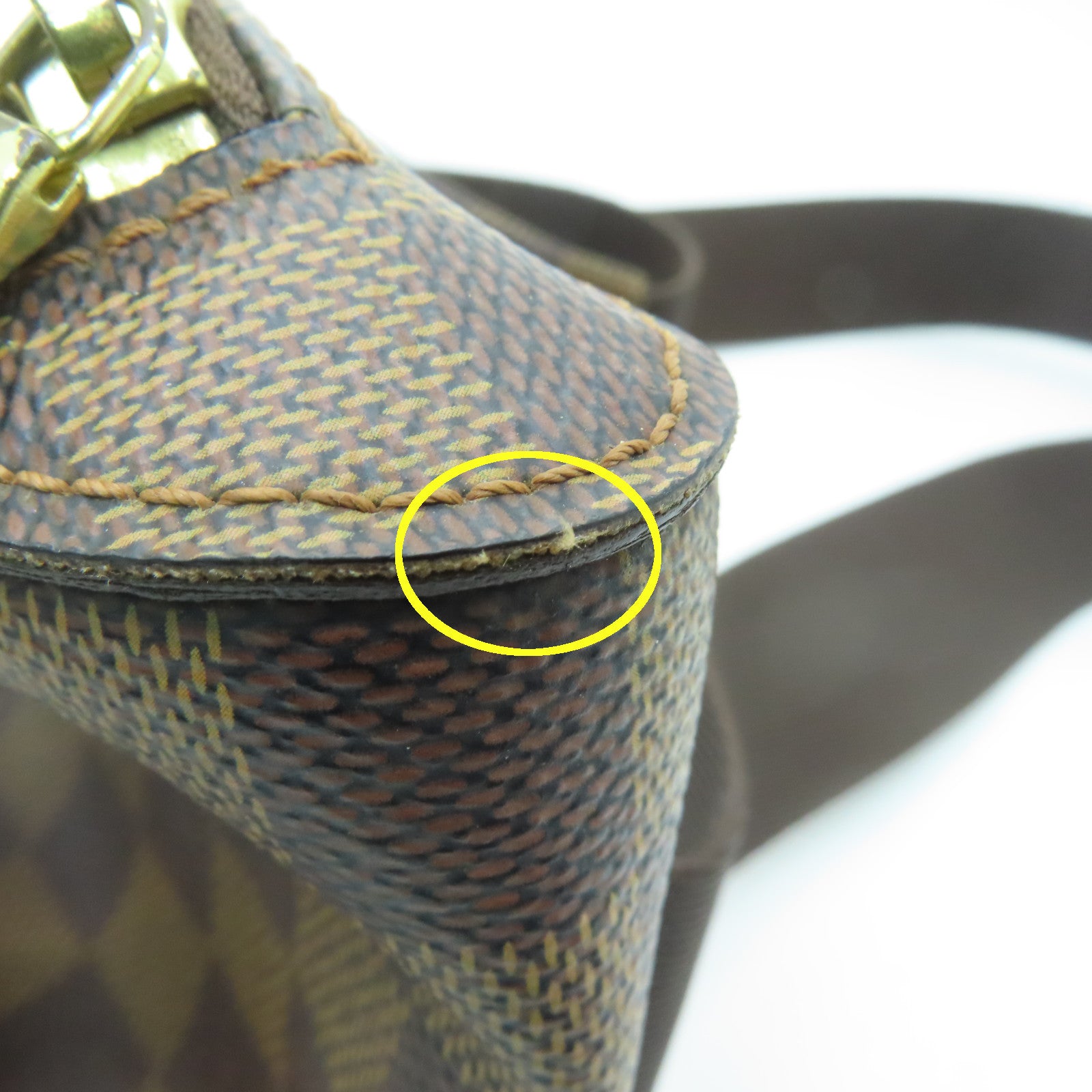 LOUIS VUITTON Damier Geronimo's bum-bag gold buckle belt bag brown – Brand  Off Hong Kong Online Store