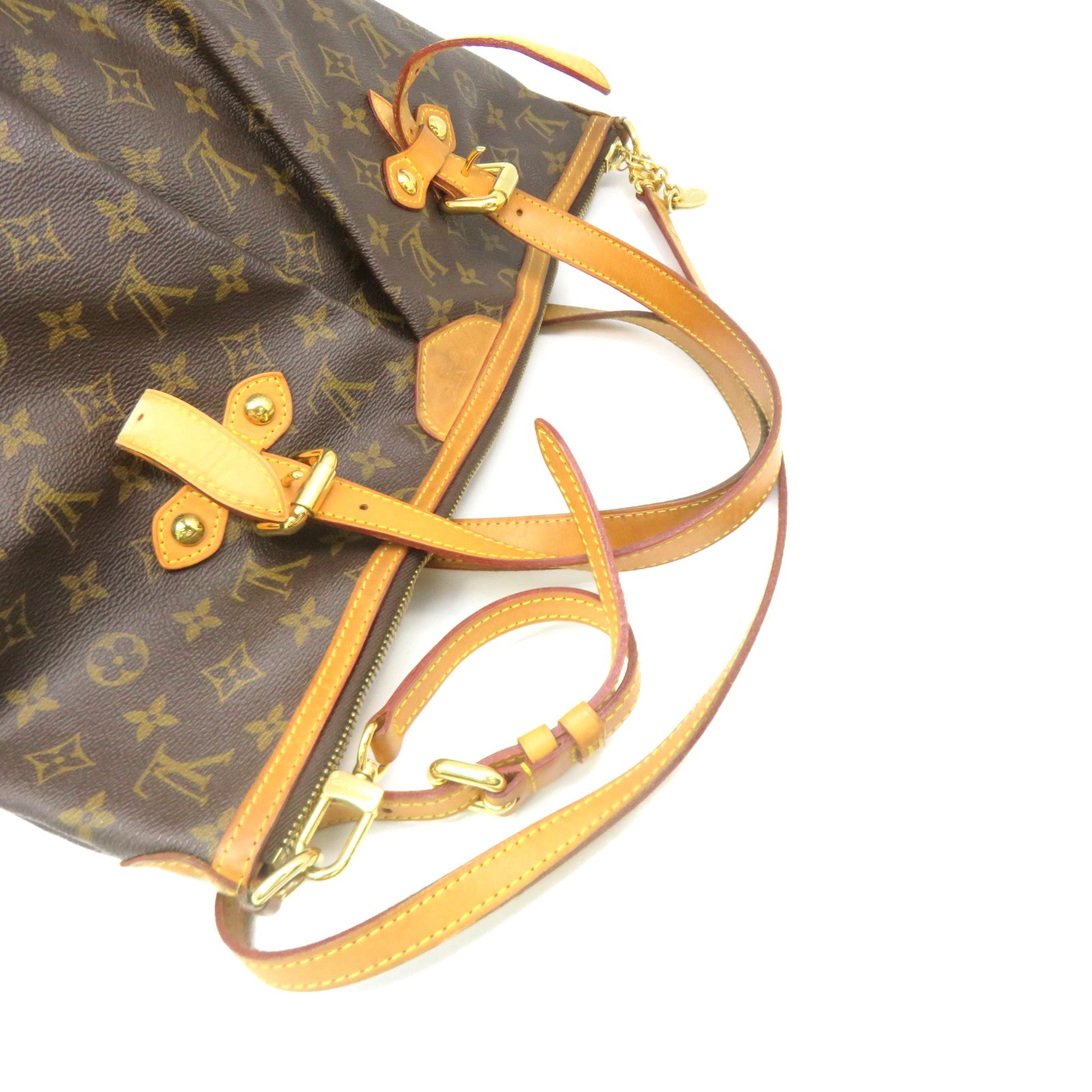 Louis Vuitton Brown Monogram Palermo GM Cloth ref.962118 - Joli Closet