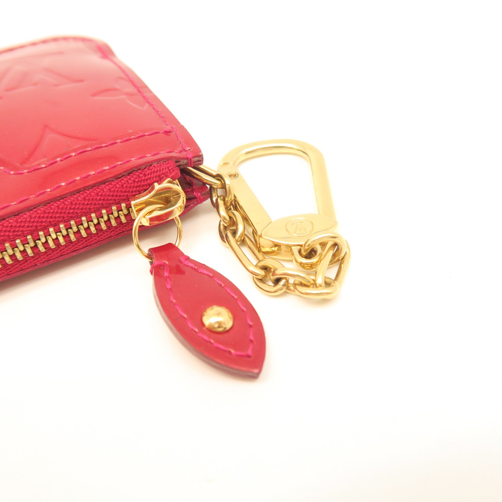 Louis Vuitton Monogram Vernis Pochette Cles Key Pouch Keychain