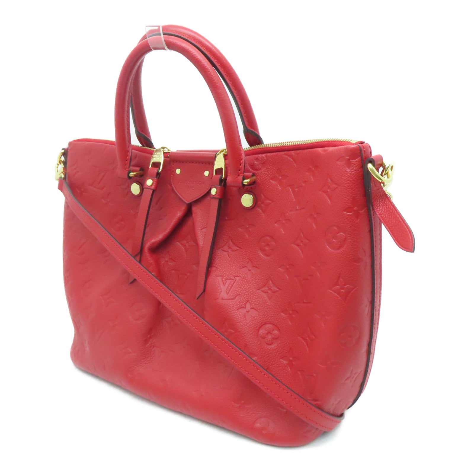 Louis Vuitton Monogram Empreinte Mazarine MM - Red Handle