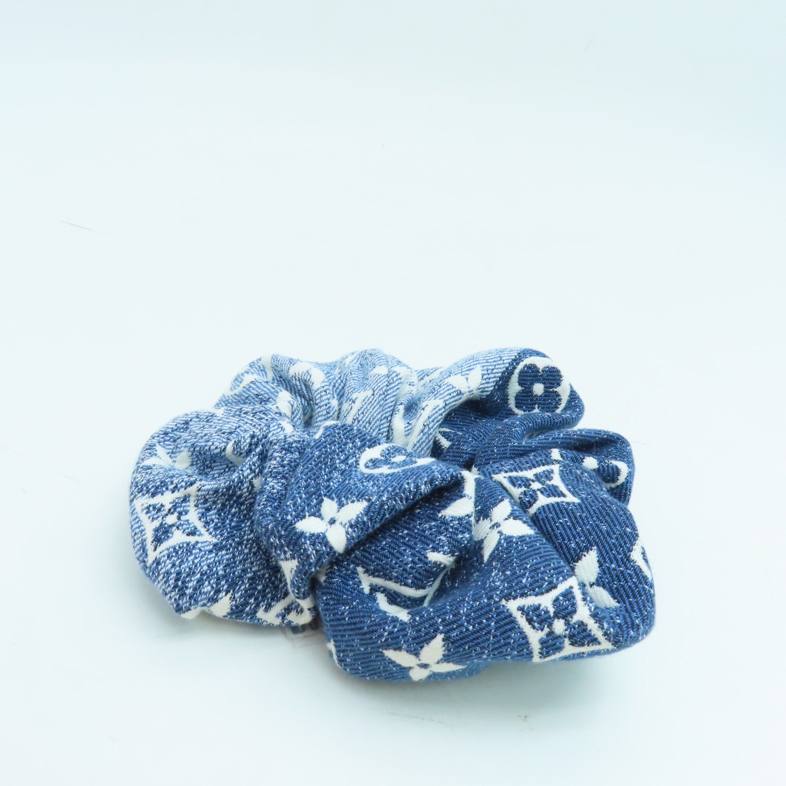 Louis Vuitton Denim Monogram Hair Scrunchie - Blue Hair Accessories,  Accessories - LOU684217