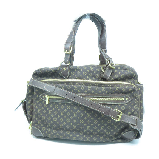 LOUIS VUITTON Monogram Mini Sac Langer金扣手挽肩背兩用袋棕色