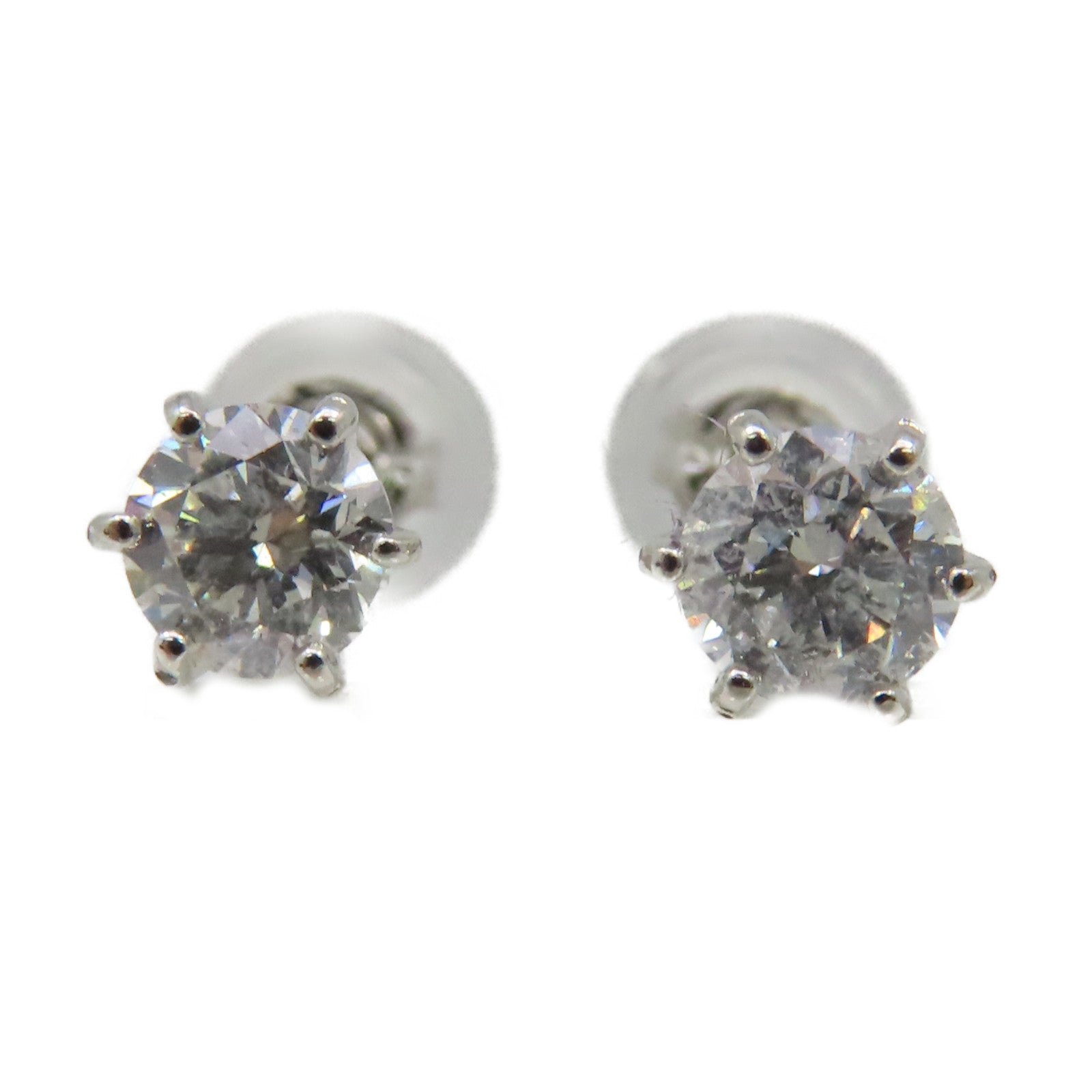 JEWELRY PT900 Platinum/0.5ct Diamond Diamond Earrings