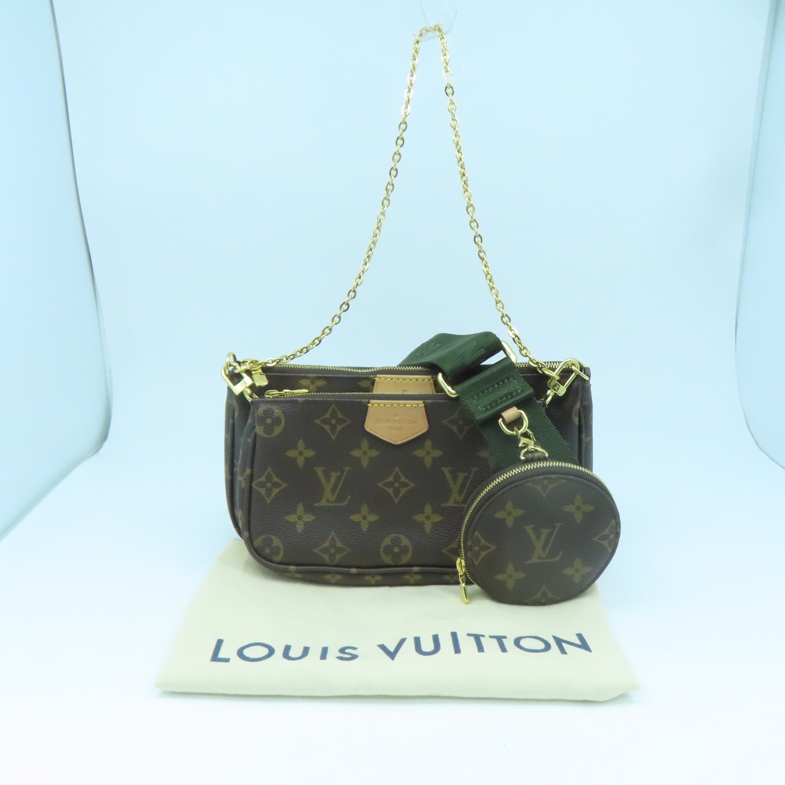 LOUIS VUITTON Monogram Multi Pochette Accessories Gold Buckle Shoulder –  Brand Off Hong Kong Online Store