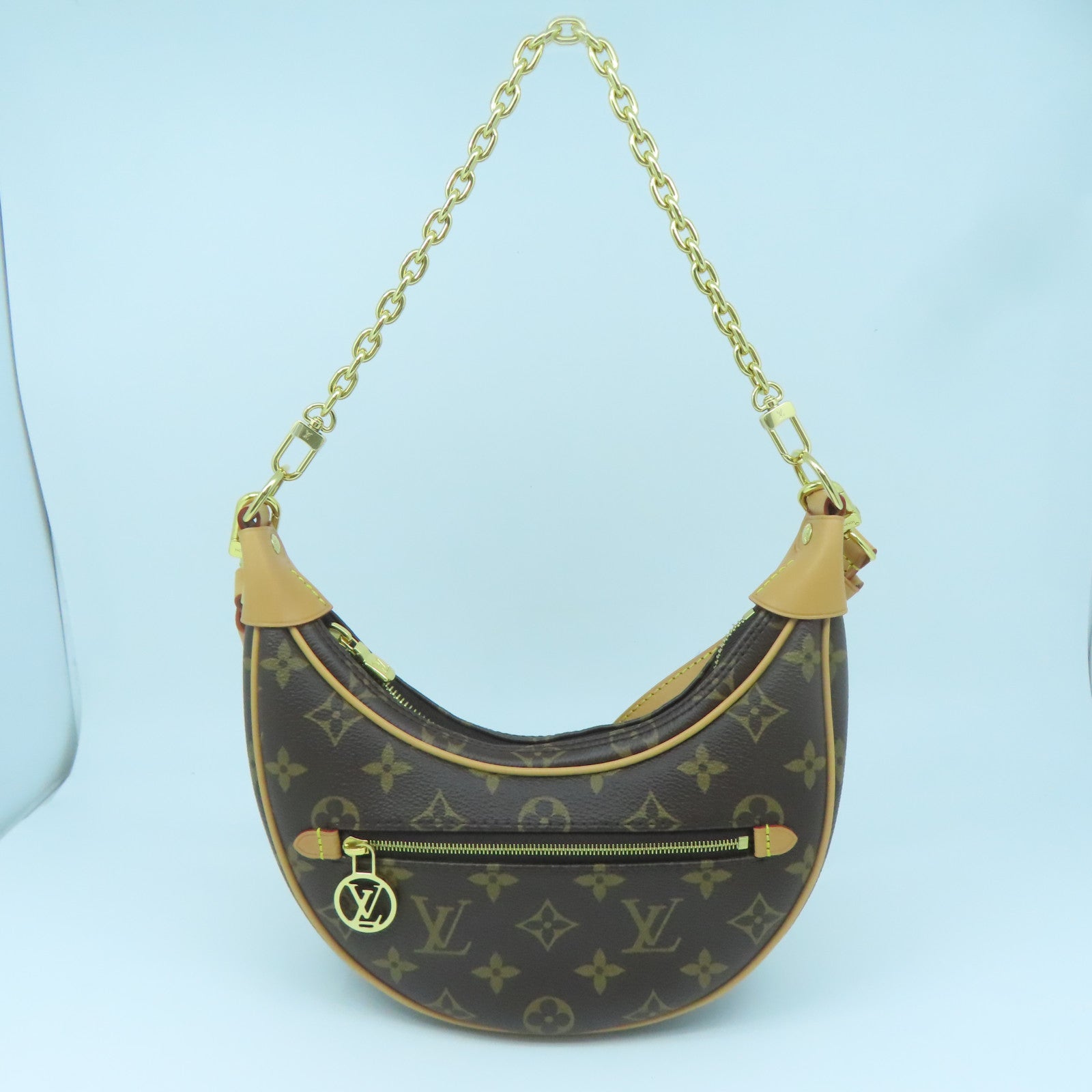 LOUIS VUITTON loop 2way Shoulder Bag M81098 Monogram canvas Brown