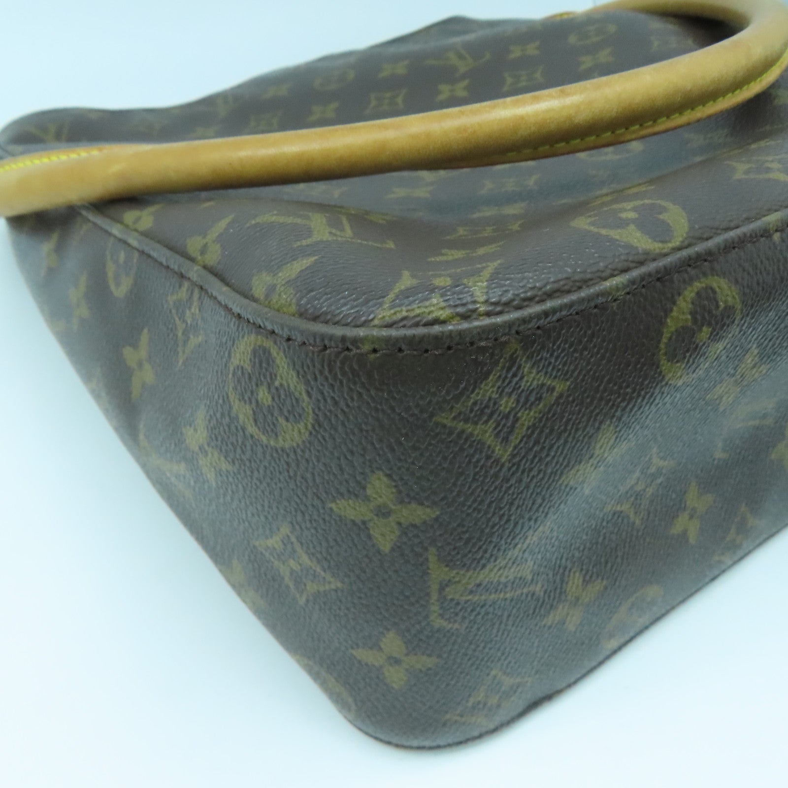 LOUIS VUITTON LOOPING GM MONOGRAM CANVAS SHOULDER BAG BROWN-DD5626 