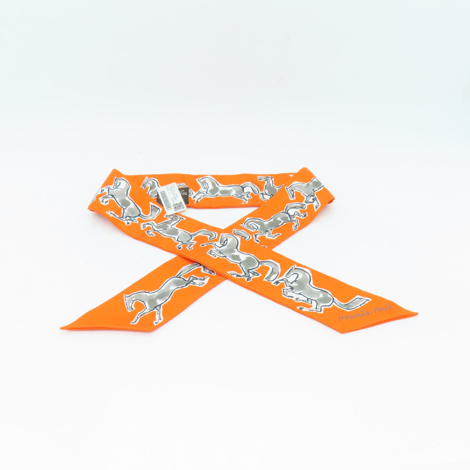 HERMES Silk Twilly Scarf Orange – Brand Off Hong Kong Online Store