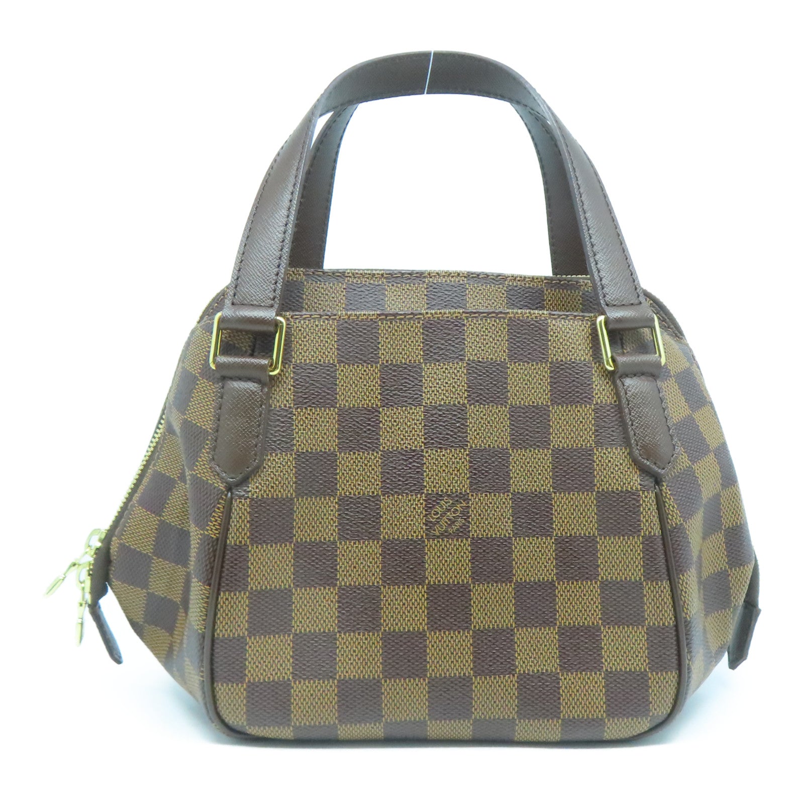 LOUIS VUITTON Damier Belem PM金扣手挽袋啡色