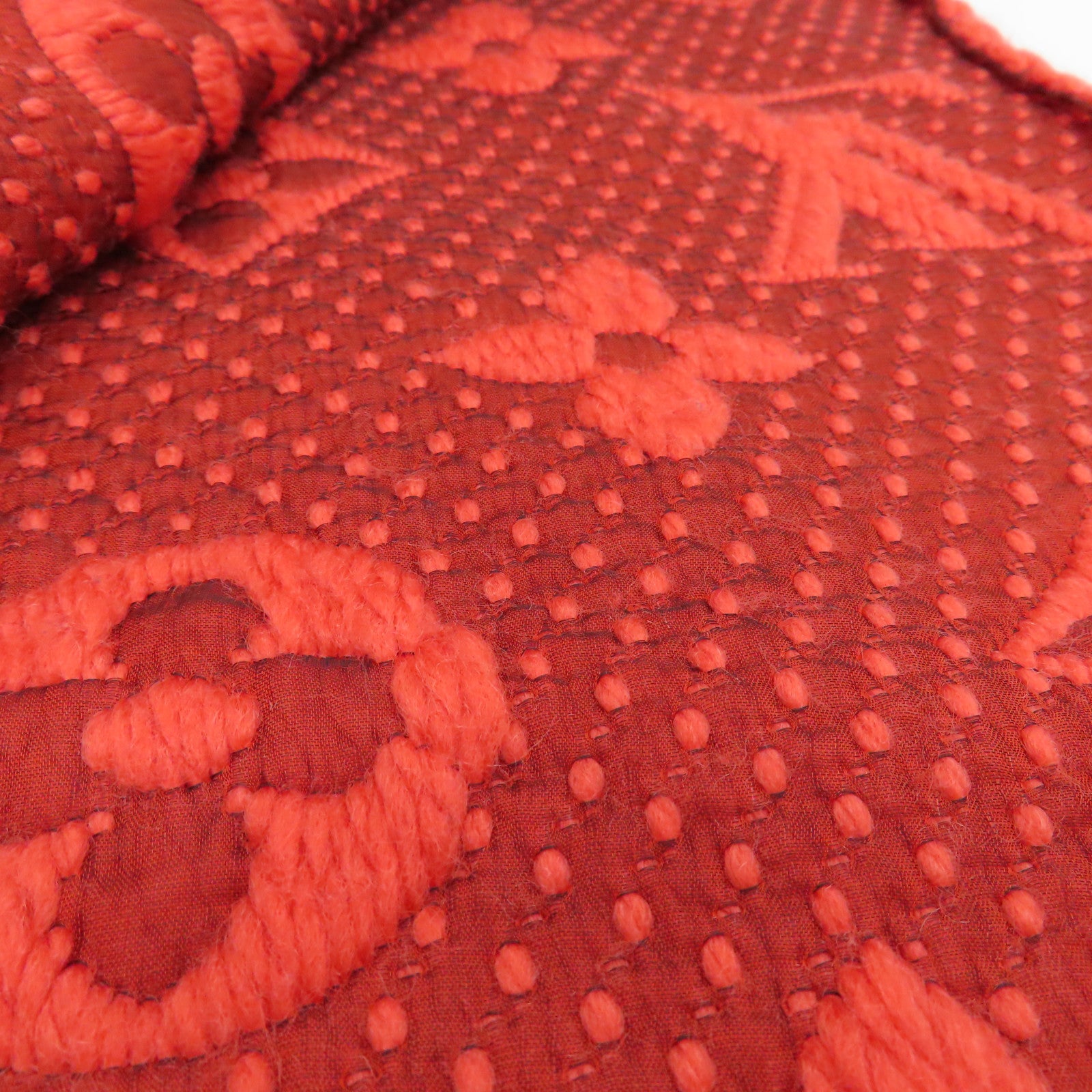 LOUIS VUITTON Wool/Silk Muffler scarf orange red – Brand Off Hong Kong  Online Store