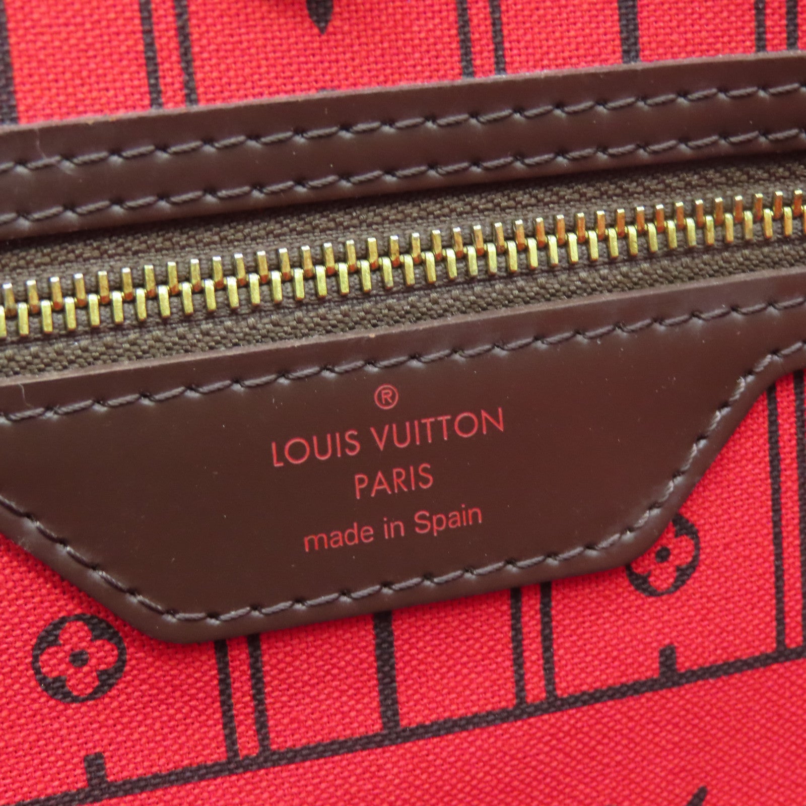LOUIS VUITTON Monogram Neverfull MM gold buckle shoulder bag / hand ba –  Brand Off Hong Kong Online Store