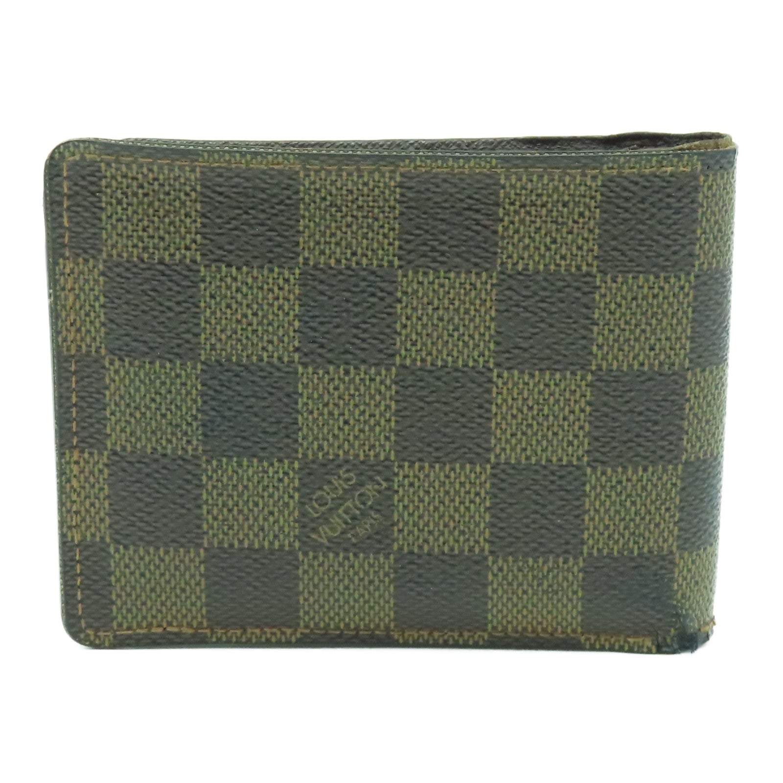 Louis Vuitton N60895 Multiple Wallet Damier Ebene Canvas