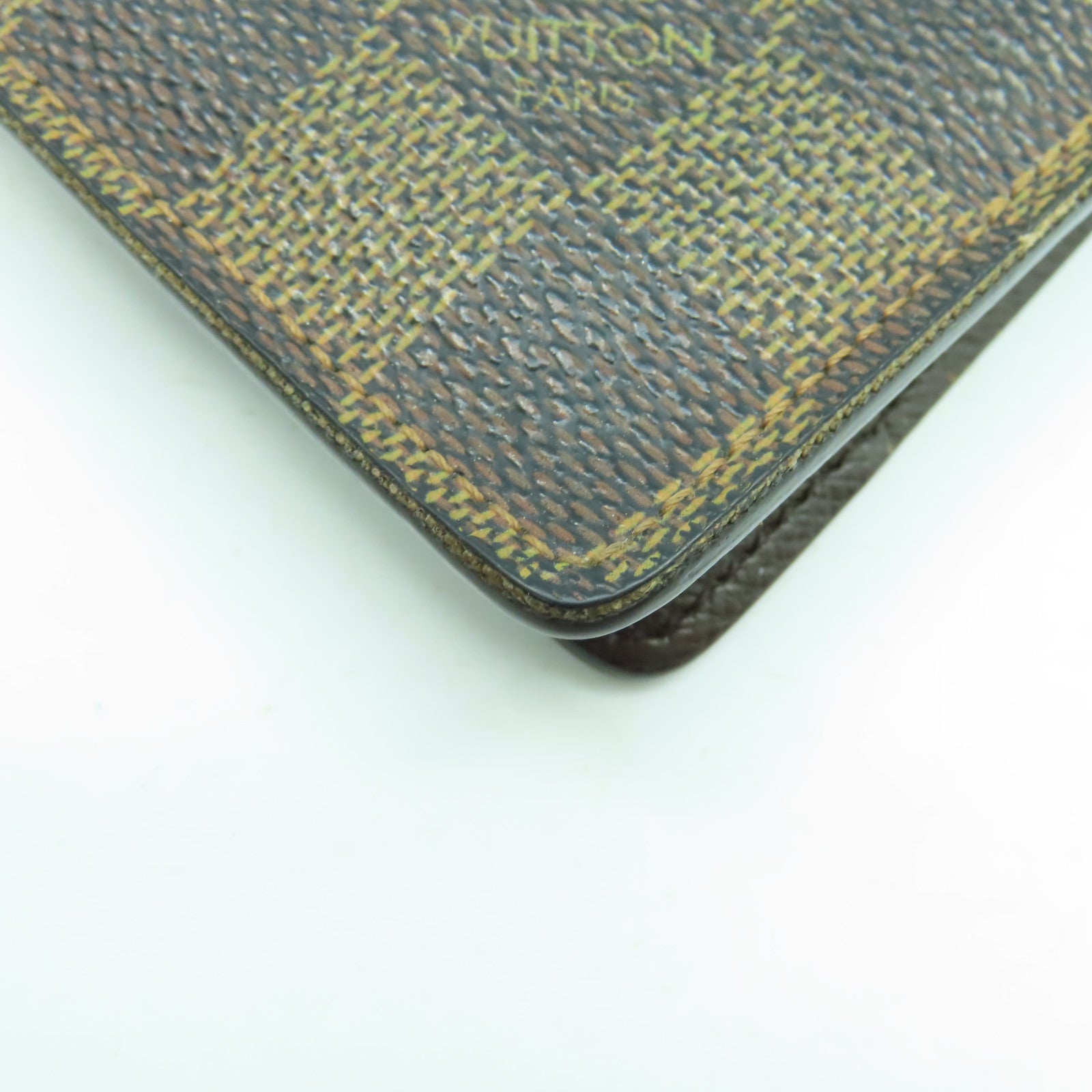 LV Short Folding Wallet N60895 Leather -Black