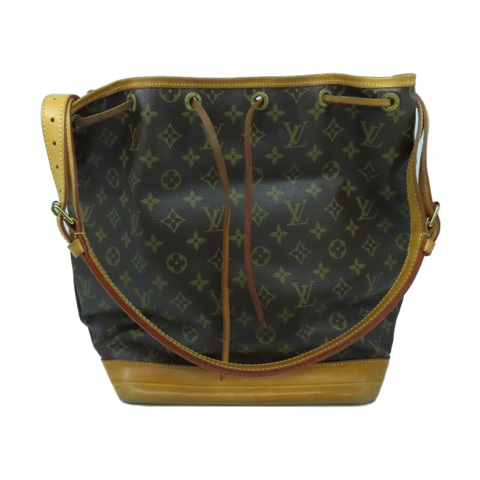 LOUIS VUITTON Monogram Noe金扣肩背袋啡色