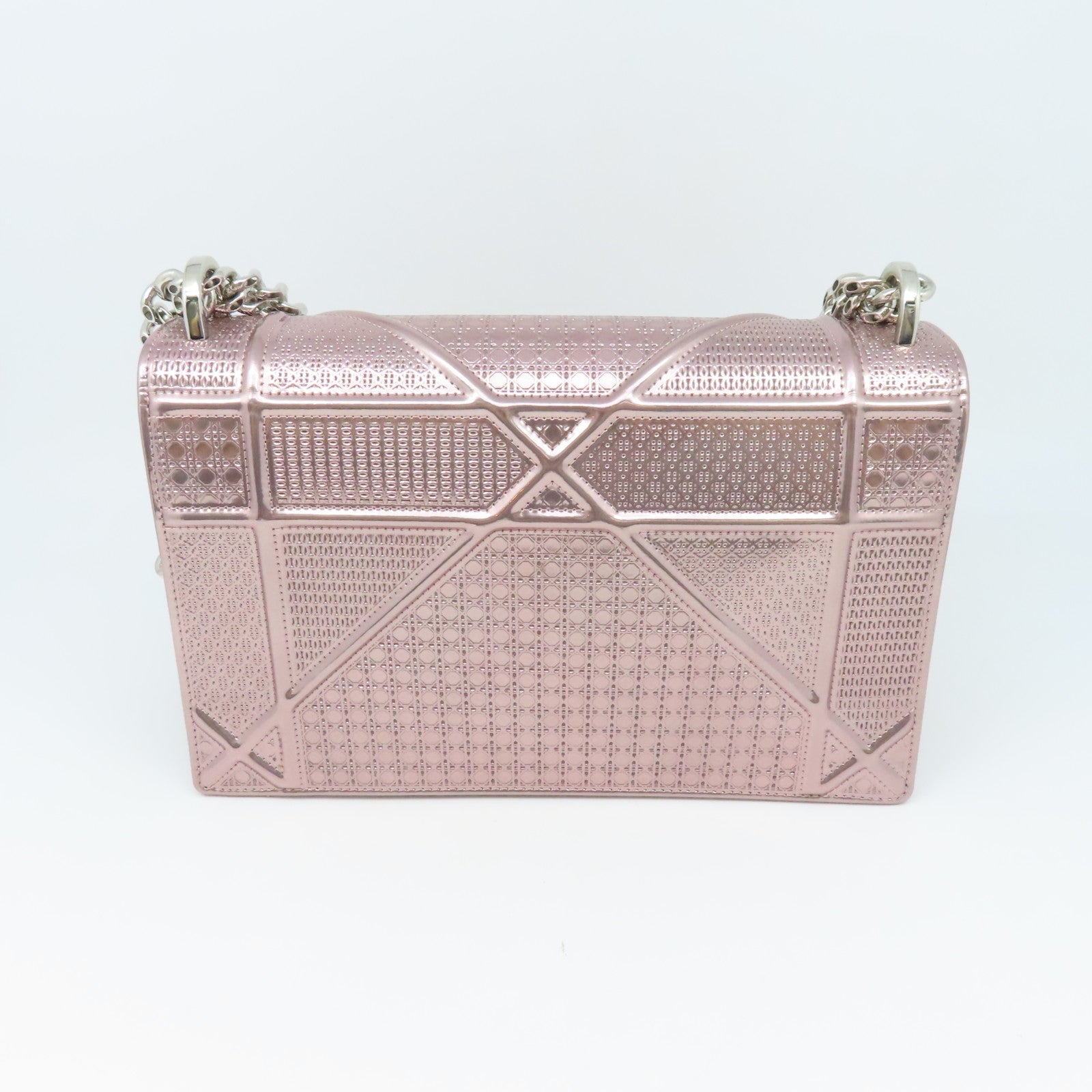 Dior, Metallic Pink Diorama Bag