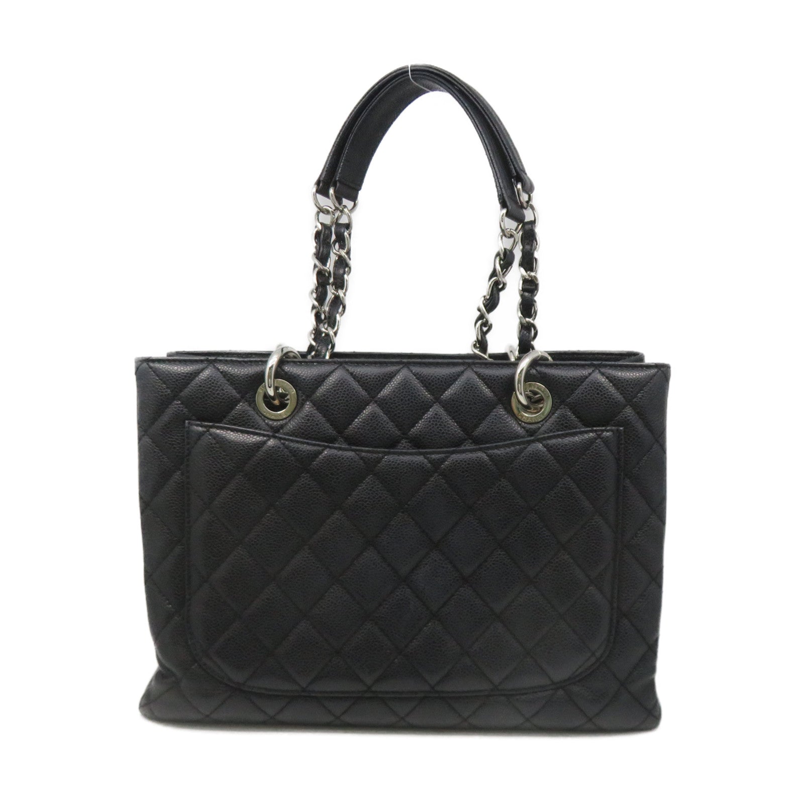 CHANEL Gabrielle Classic Rhombus Apricot Black Small Hobo Bag be