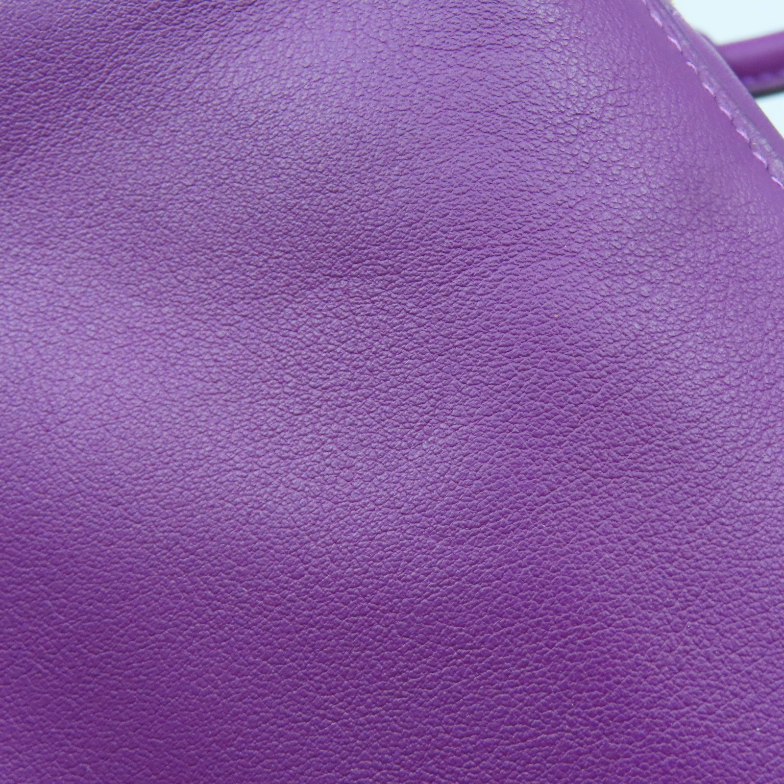 HERMES Swift Leather Mini Lindy Gold Buckle Handle Shoulder Bag Purple