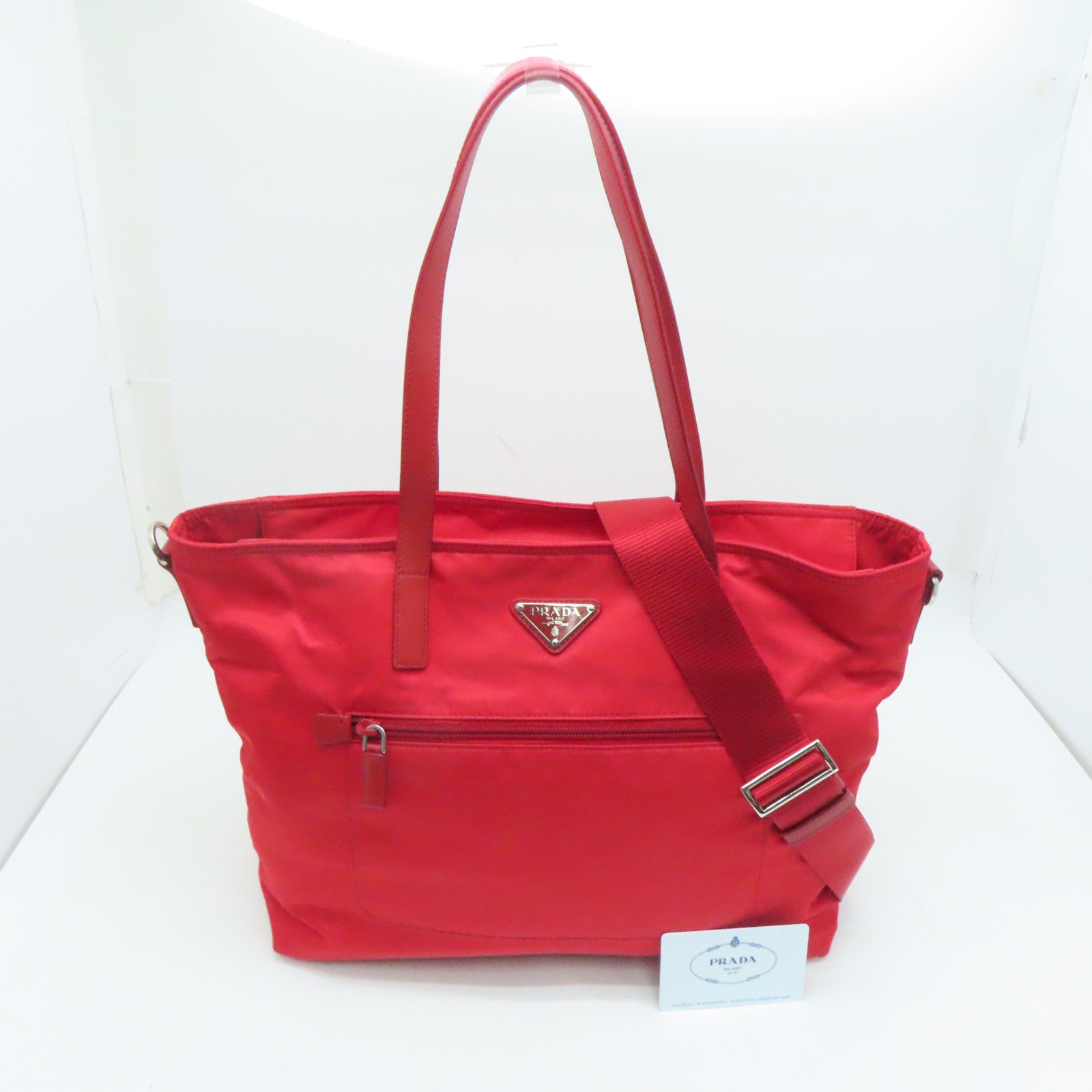 Prada vela cheap handle bag