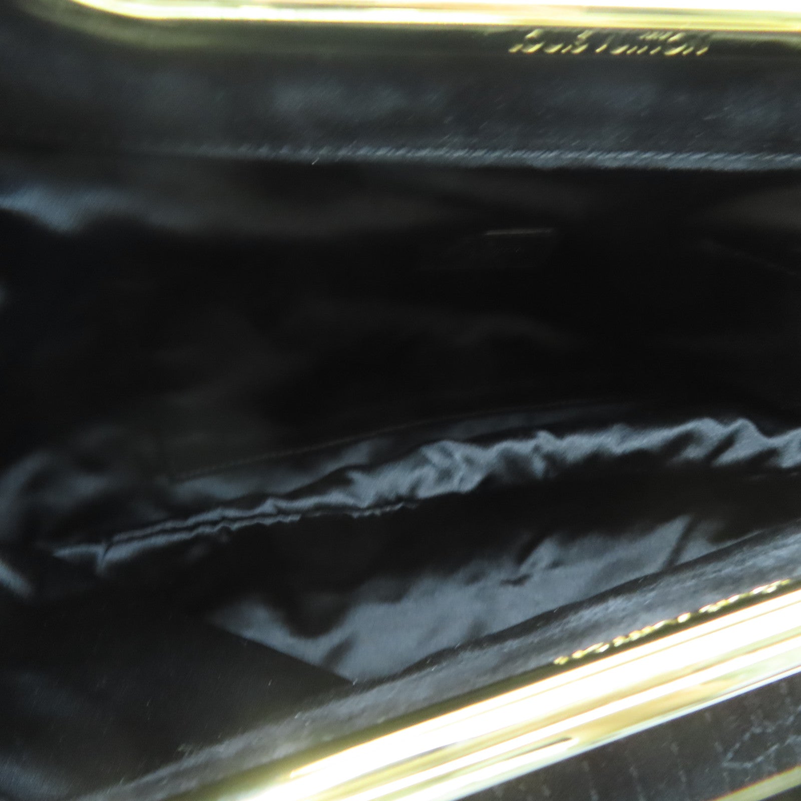 LOUIS VUITTON Monogram Motard Before Dark Chain Gold Buckle Chain Belt  Handle Bag Black