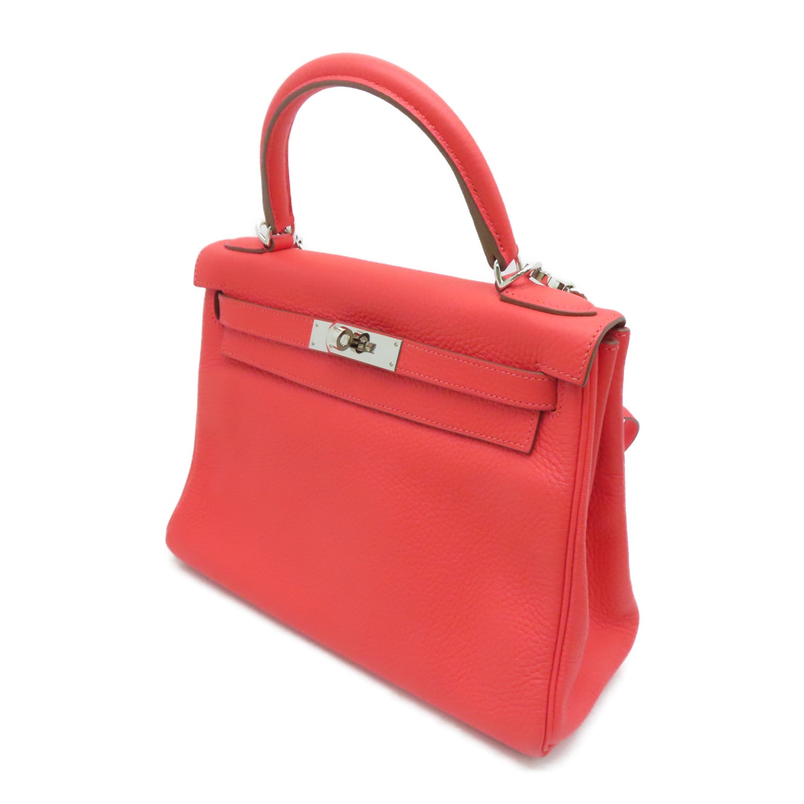 HERMÈS Kelly 28 in Rose Shocking Clemence PHW