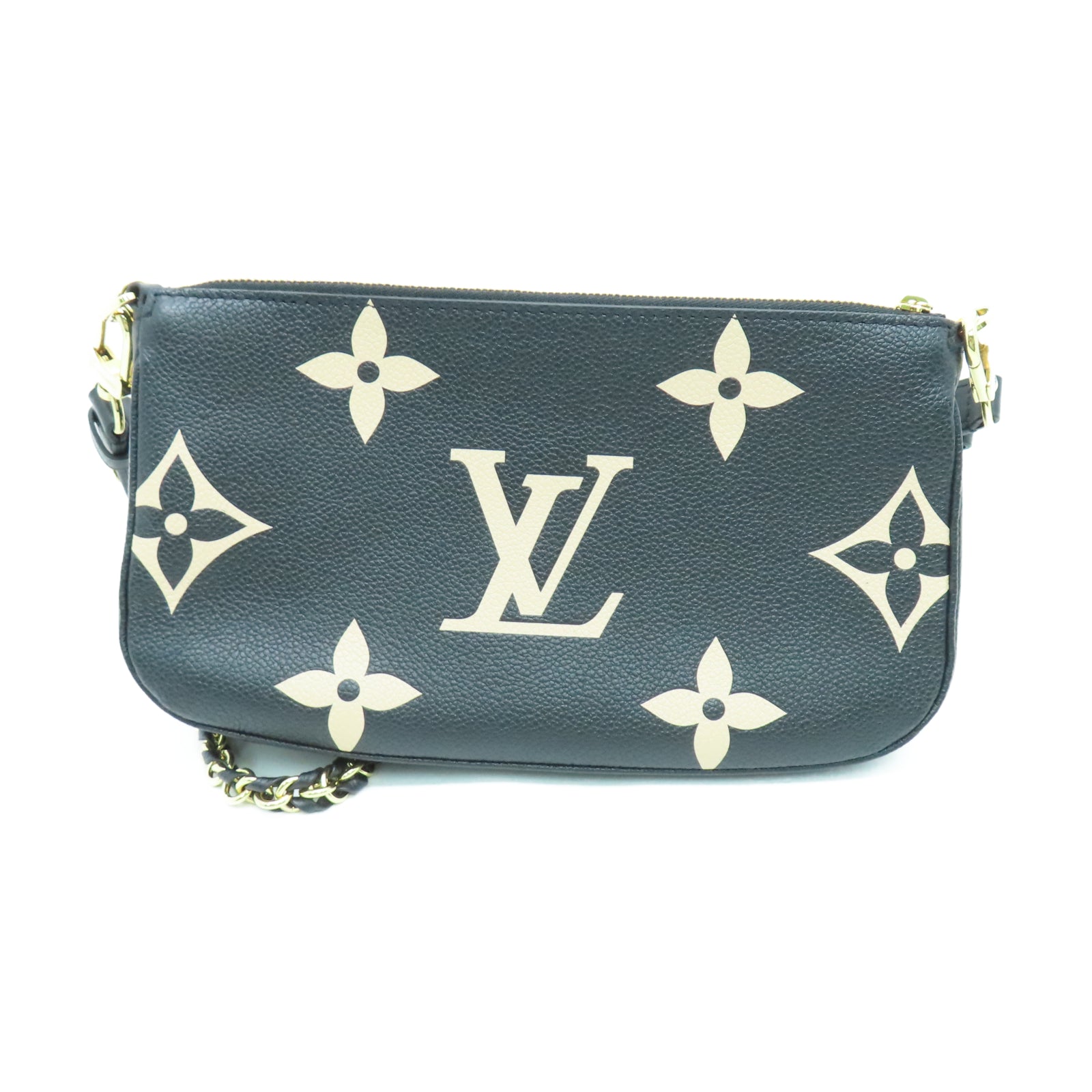 LOUIS VUITTON Monogram Mini Pochette Accessoires Gold Buckle Chain Sho –  Brand Off Hong Kong Online Store