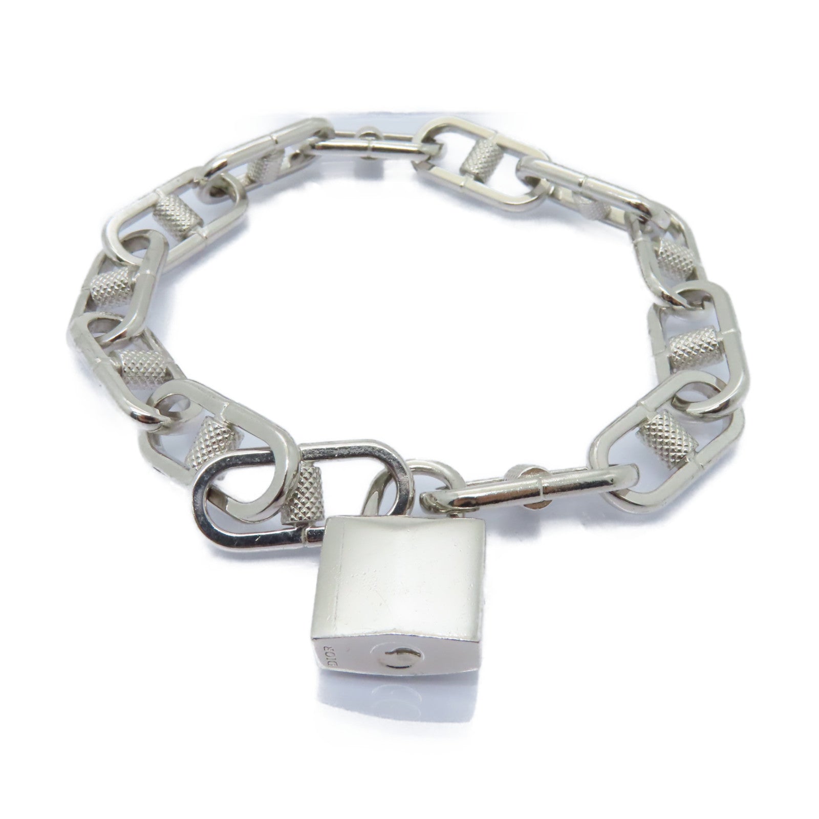 Dior 金屬Pettibon Bike Chain Bracelet手鏈銀色
