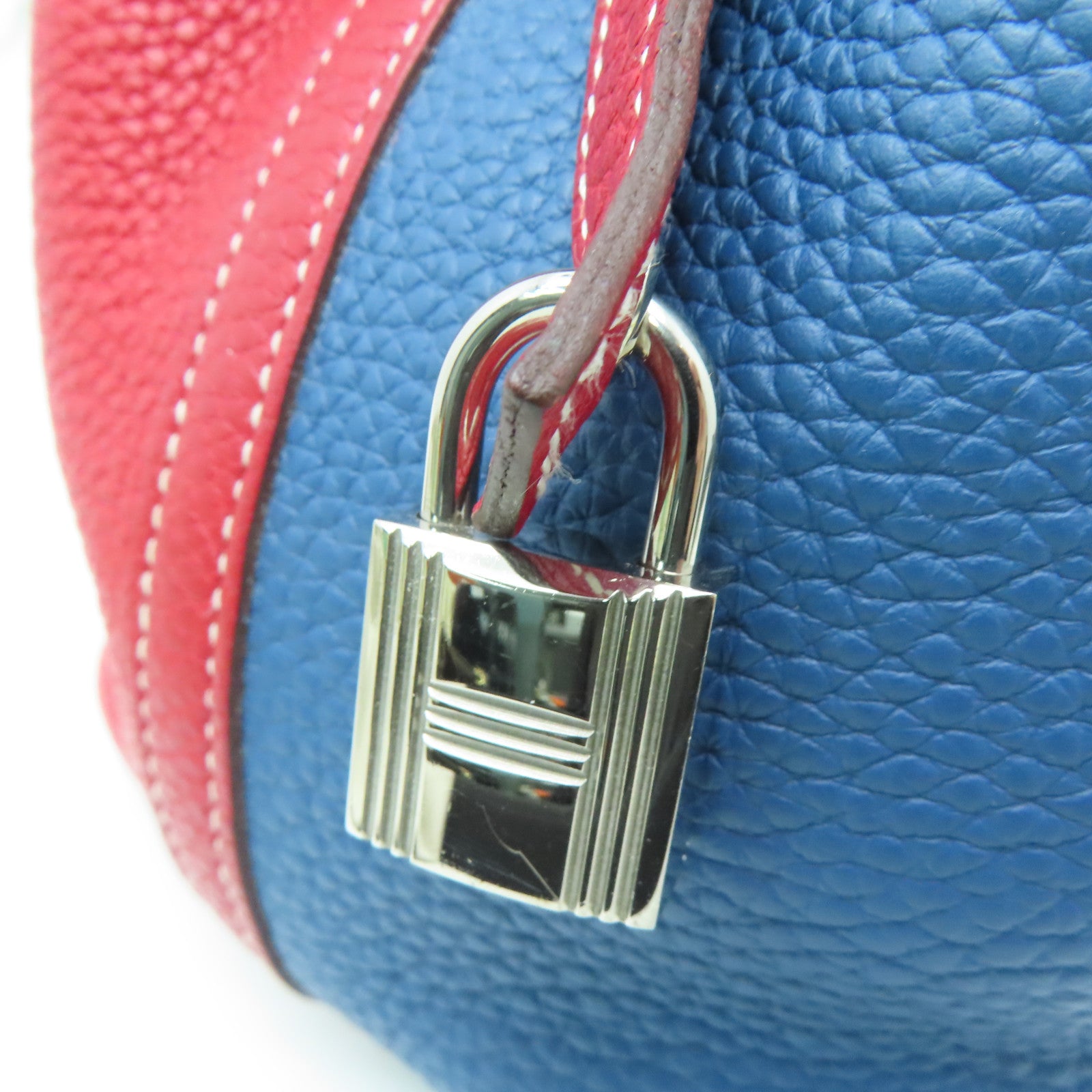 Hermes Picotin Lock bag PM Blue de presse Clemence leather Silver hardware
