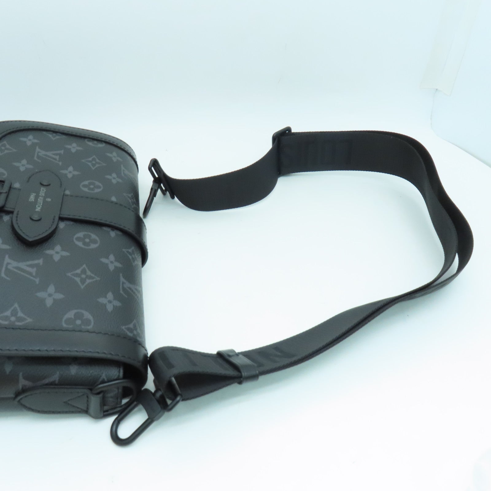 LOUIS VUITTON Monogram Eclipse Saumur Shoulder Bag oblique bag black –  Brand Off Hong Kong Online Store