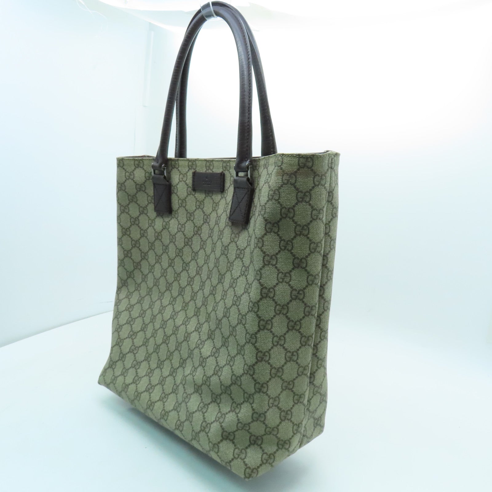 coated canvas tote