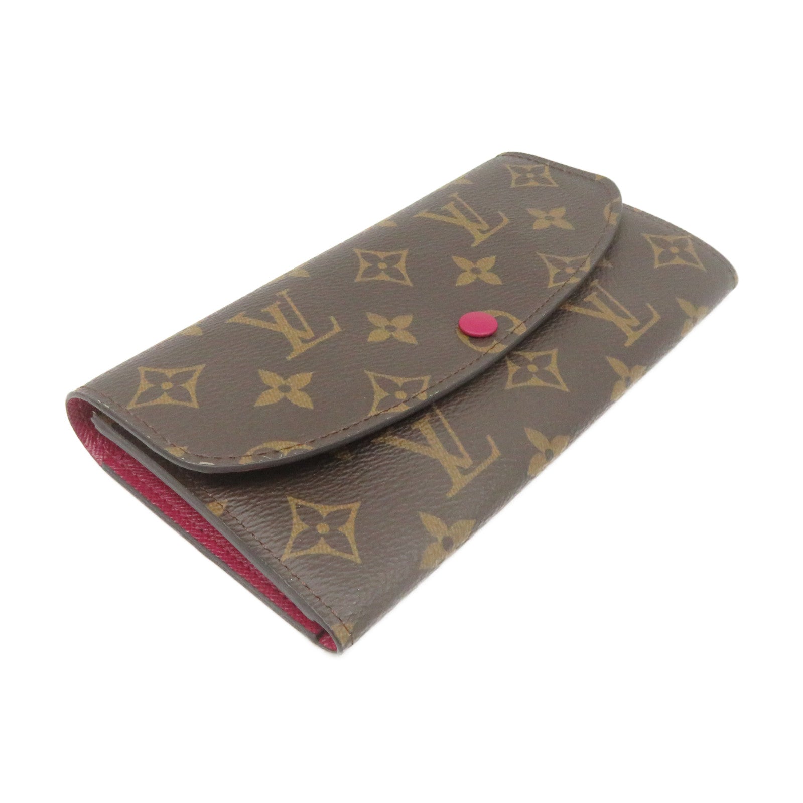 Louis Vuitton Wallet Emilie Monogram Rouge Red in Coated Canvas with  Gold-tone - US